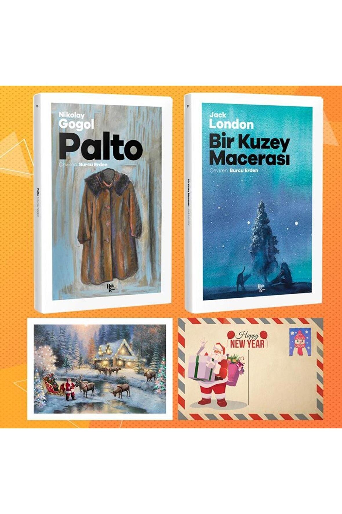 Dünya Klasikleri Ikili Set - Palto - Bir Kuzey Macerası Ve Kartpostal