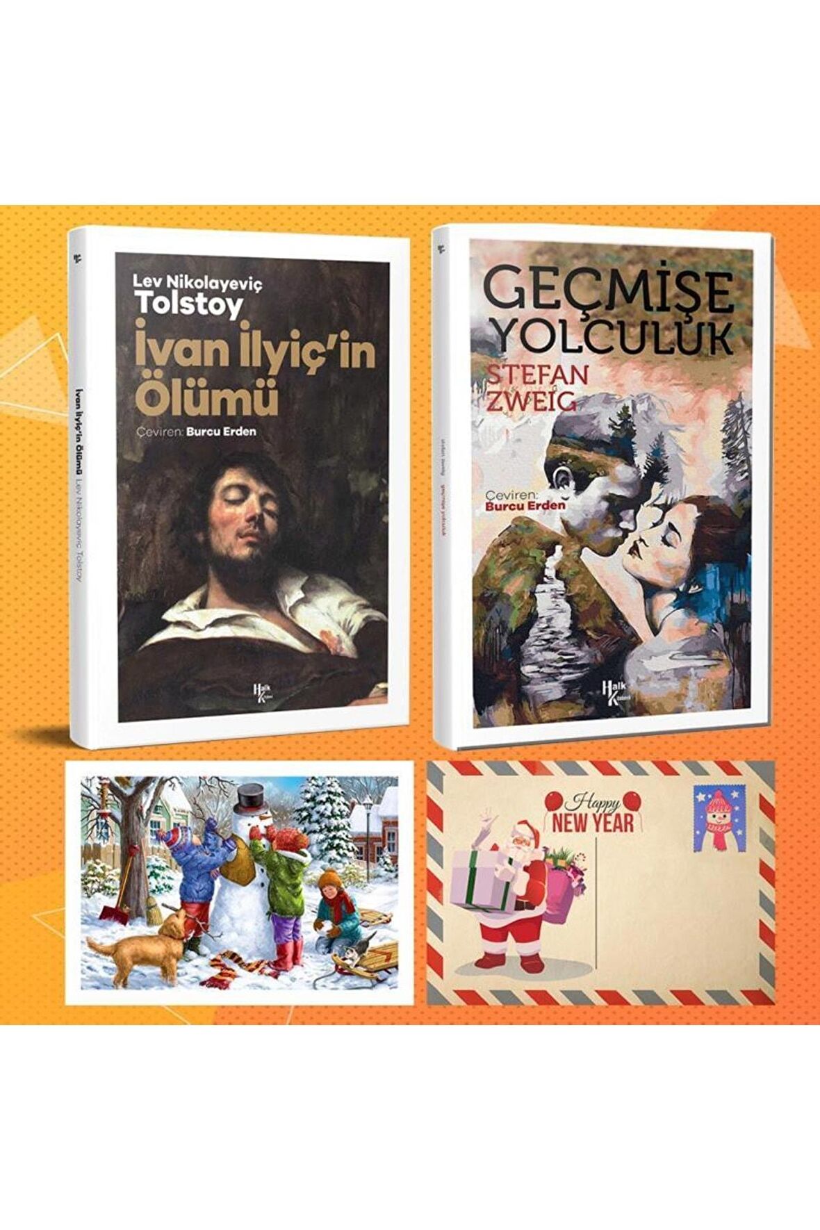 Dünya Klasikleri Ikili Set - Ivan Ilyicin Ölümü - Geçmişe Yolculuk Ve Kartpostal