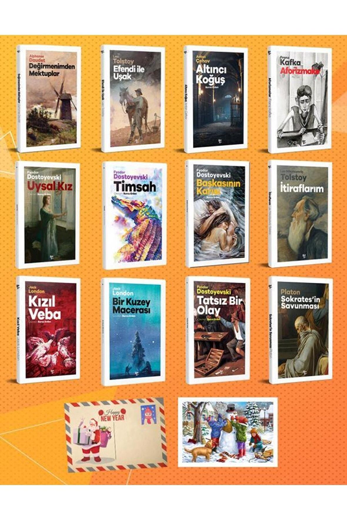 Dünya Klasikleri Onikili Set - 2 Ve Kartpostal
