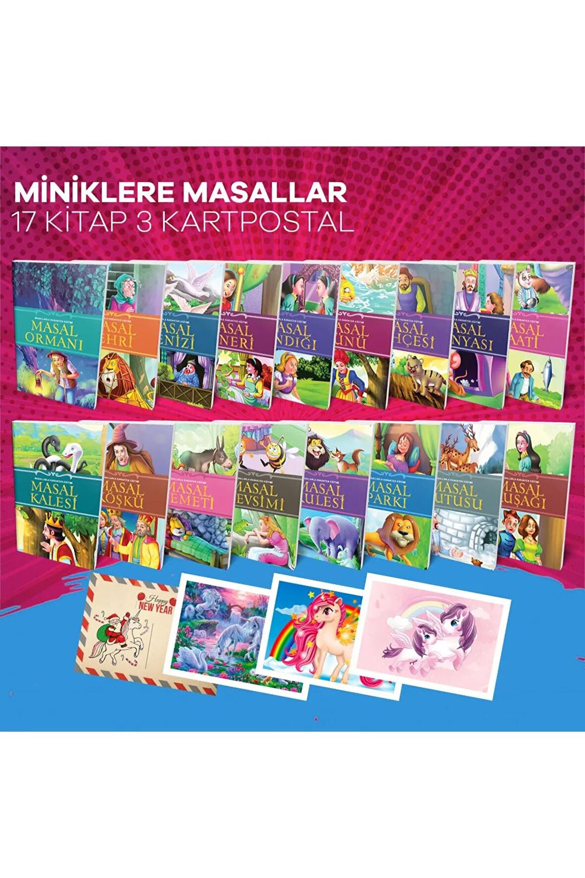 17 Masal Kitabı 3 Kartpostal