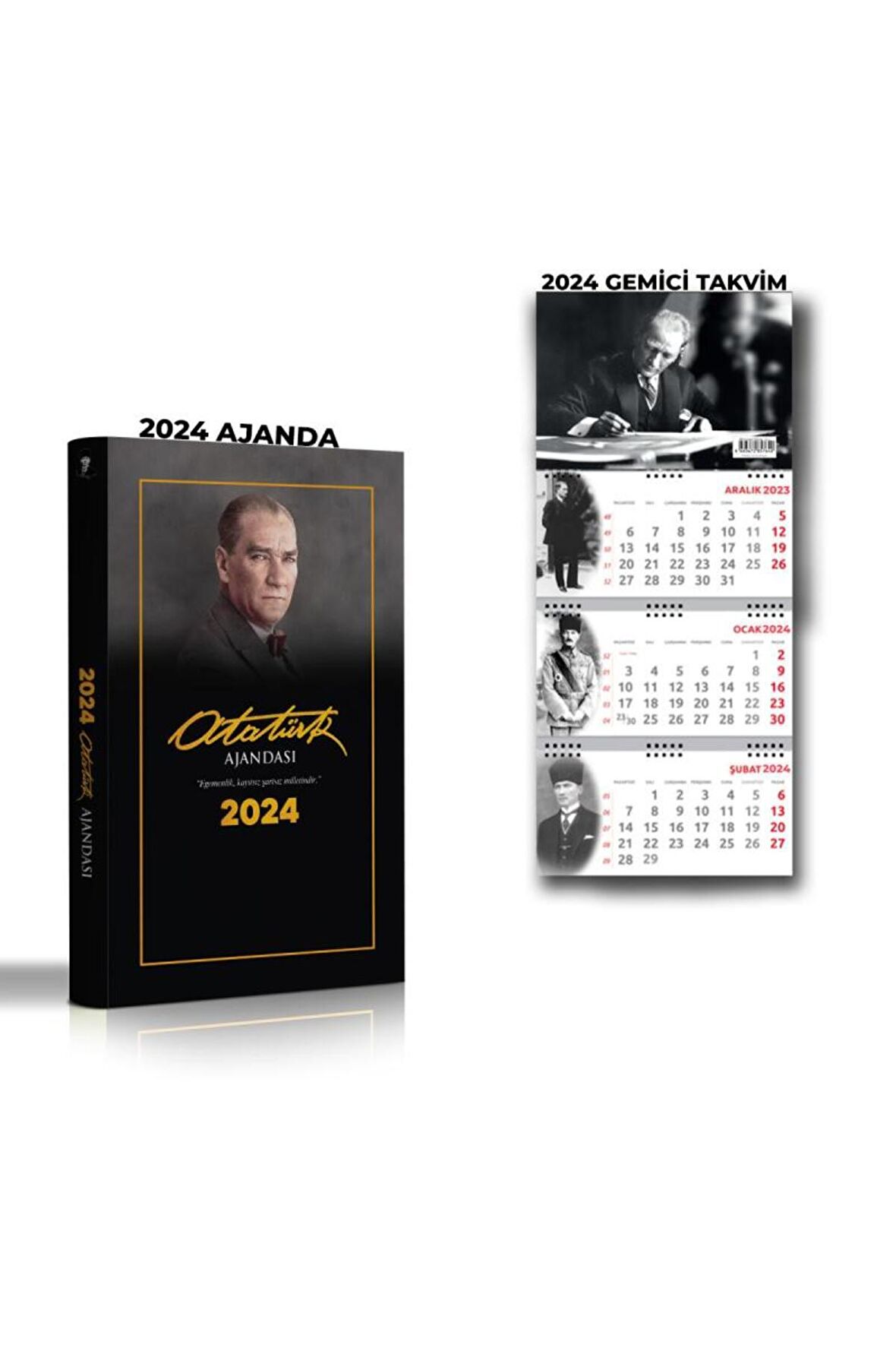 2024 Ankara Ajanda & 2024 Gemici İmza Takvim