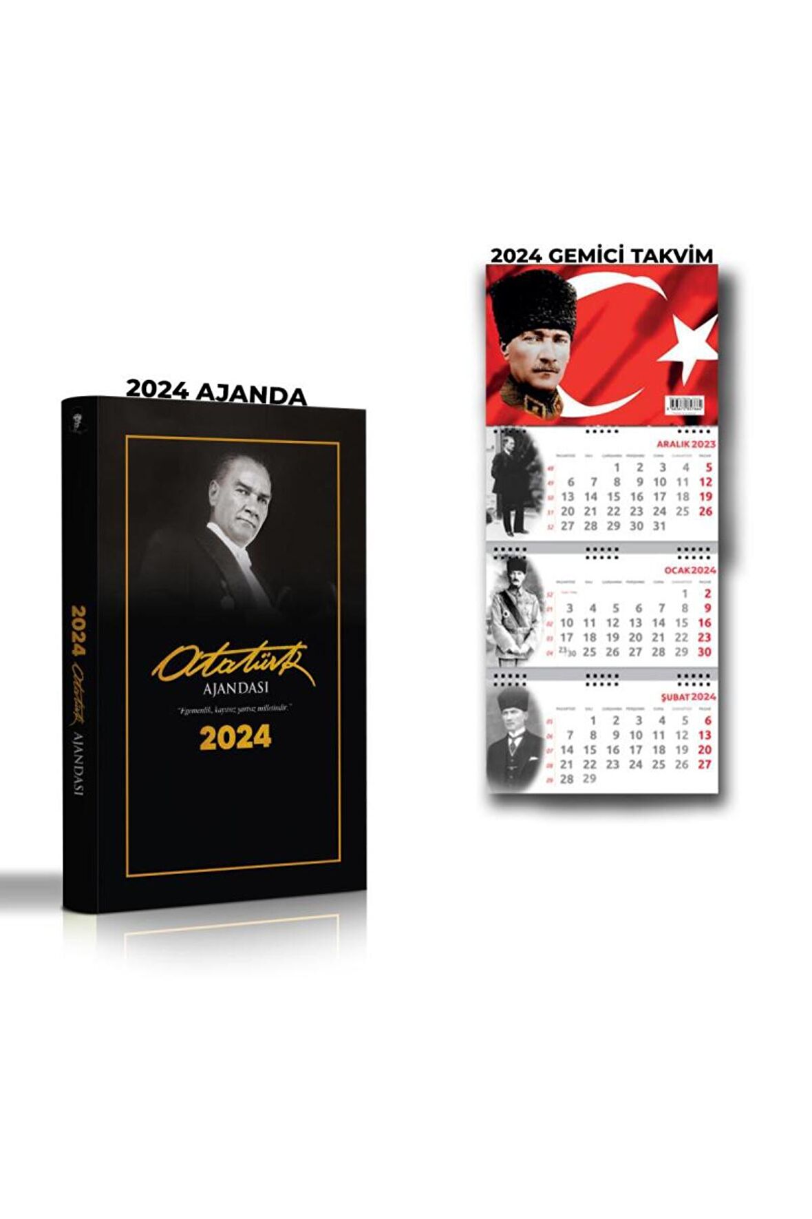 2024 Gazipaşa Ajanda & 2024 Gemici Kalpaklı Takvim