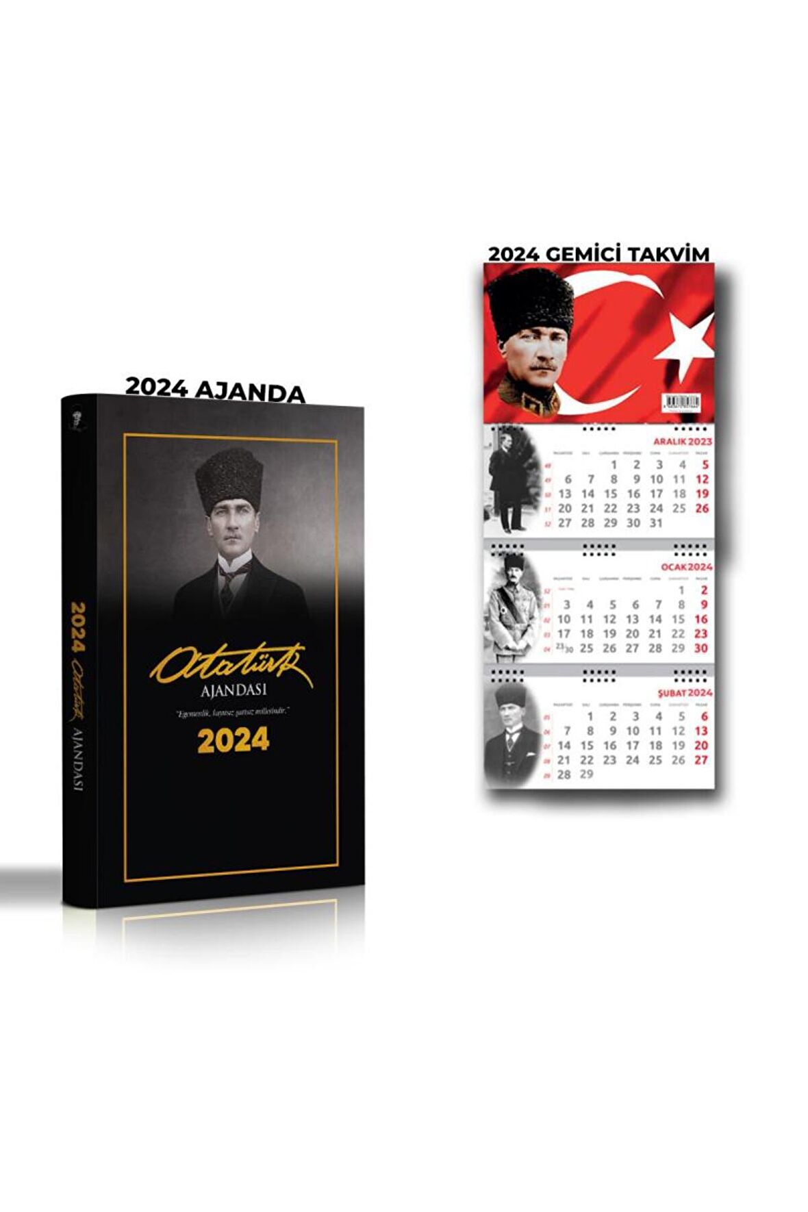 2024 Kalpaklı Ajanda & 2024 Gemici Kalpaklı Takvim