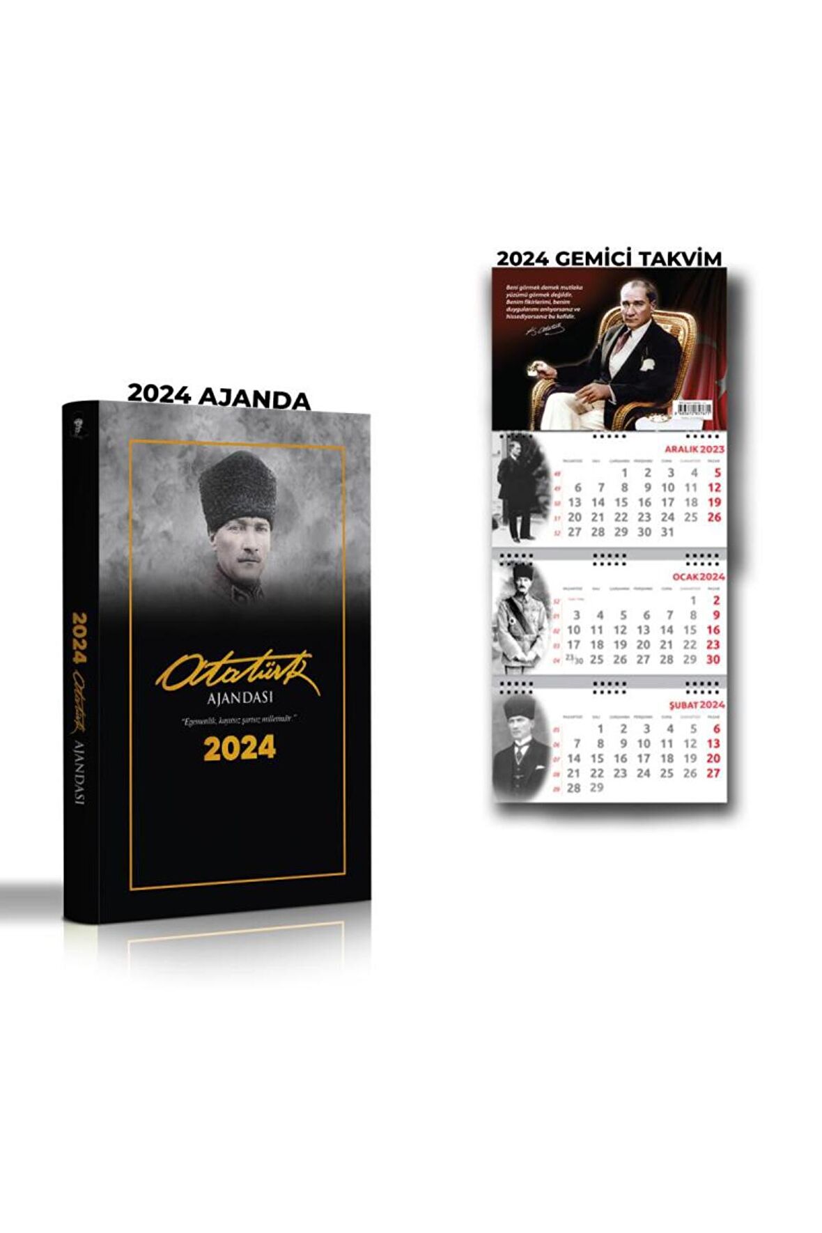 2024 Komutan Ajanda & 2024 Gemici Asil Takvim