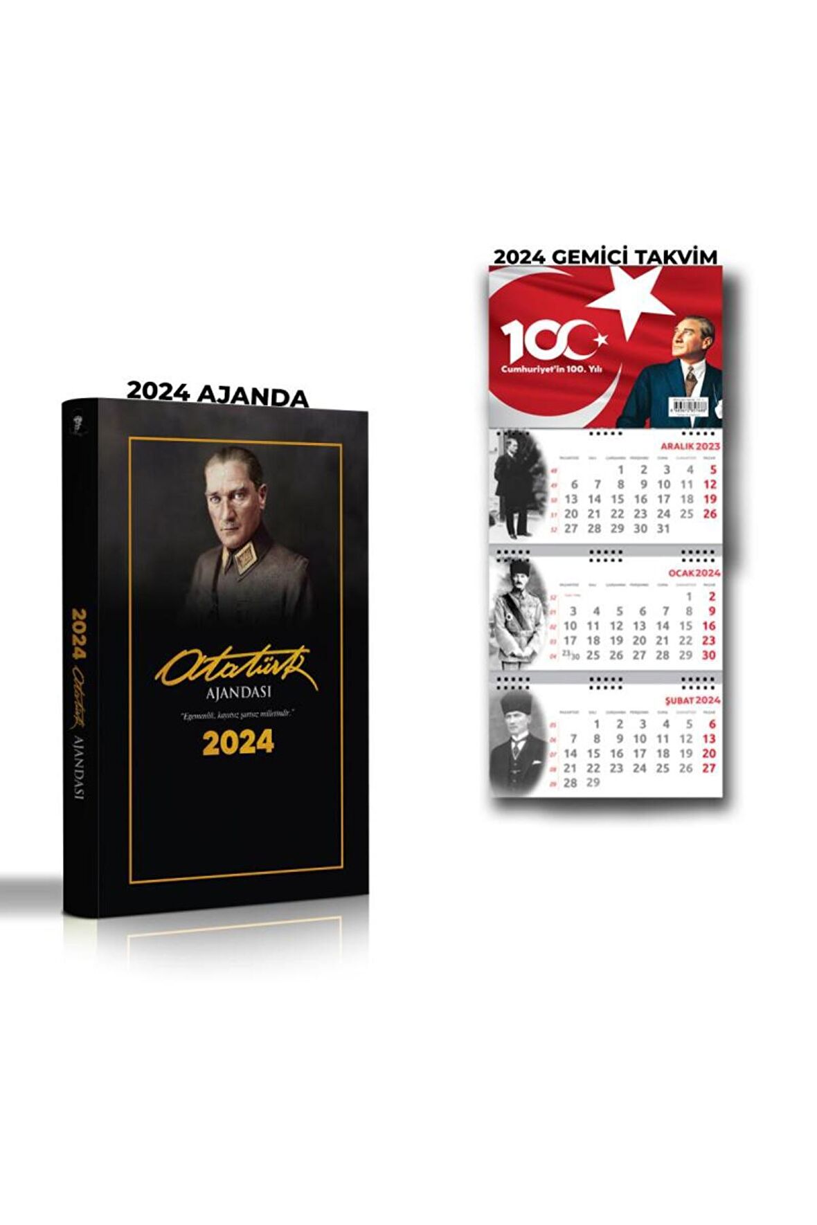 2024 Önder Ajanda & 2024 Gemici 100.yıl Takvim