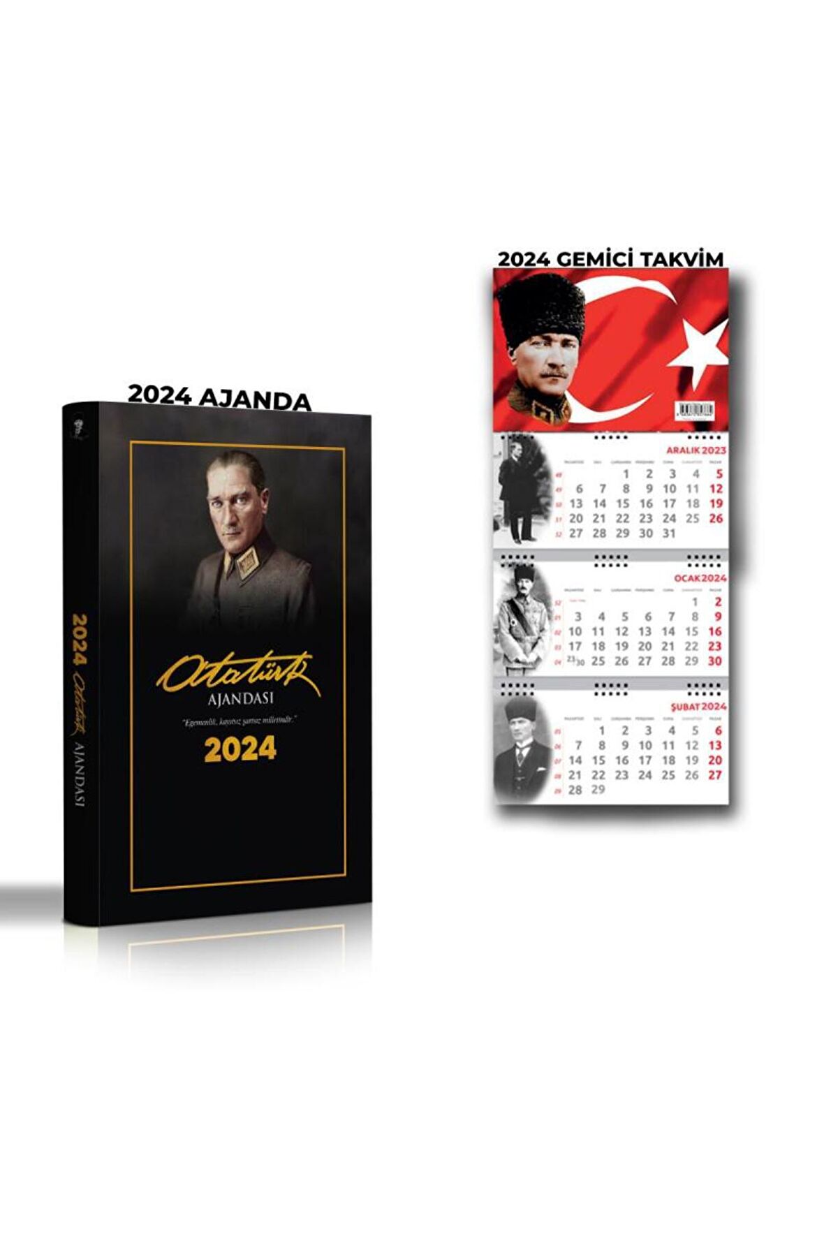 2024 Önder Ajanda & 2024 Gemici Kalpaklı Takvim
