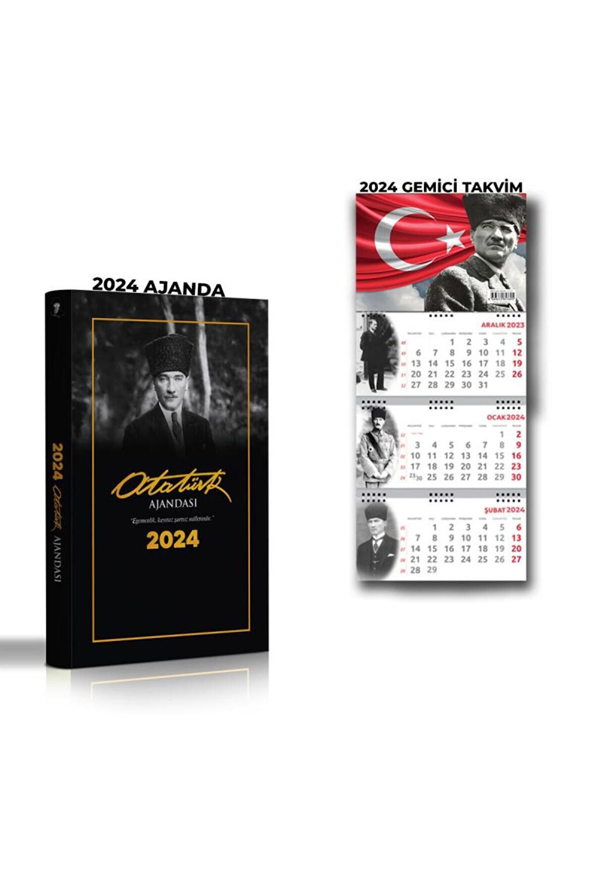 2024 Trablusgarp Ajanda & 2024 Gemici Ayyıldız Takvim