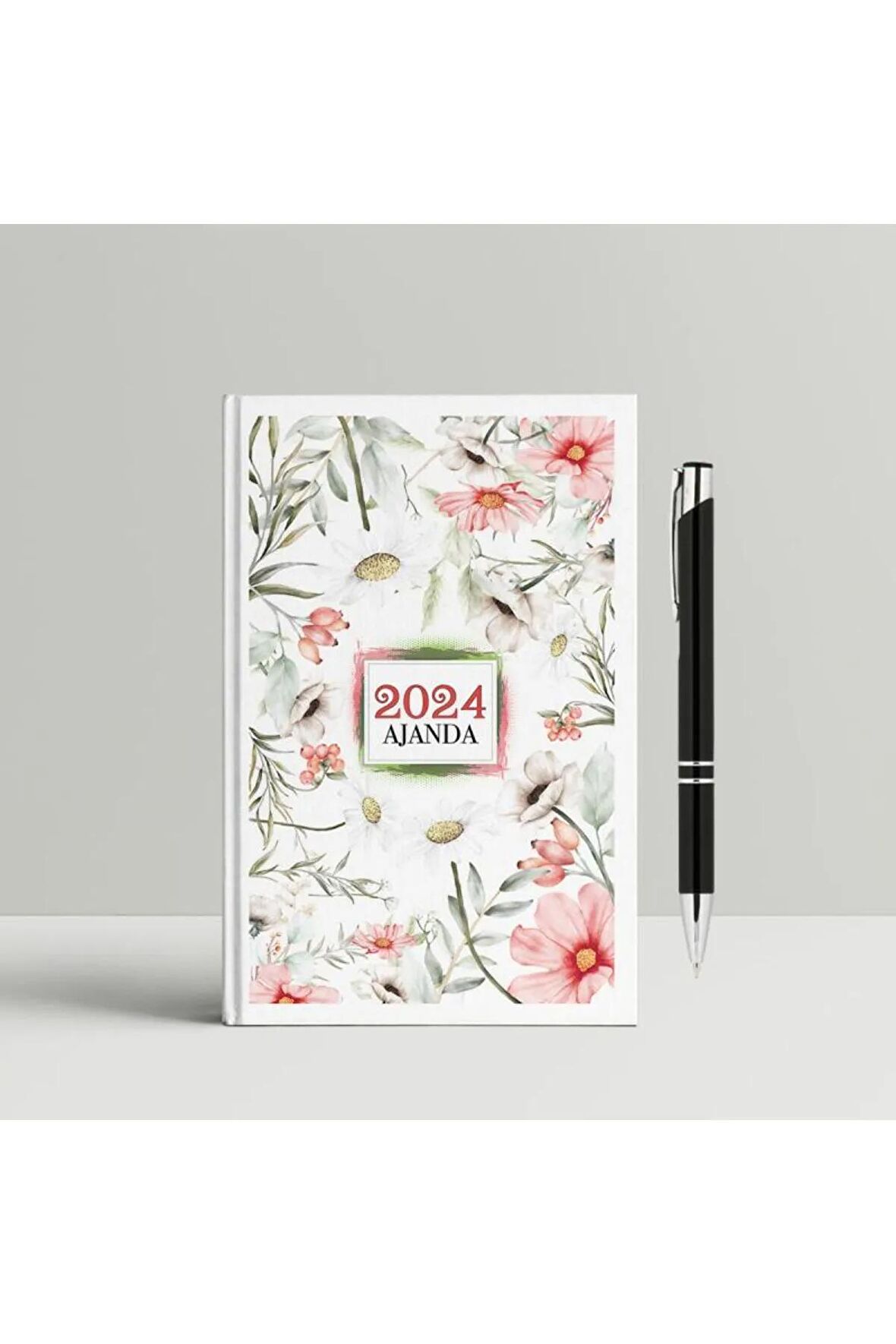 2024 Huzur Ajanda ve Siyah Tükenmez Kalem Seti