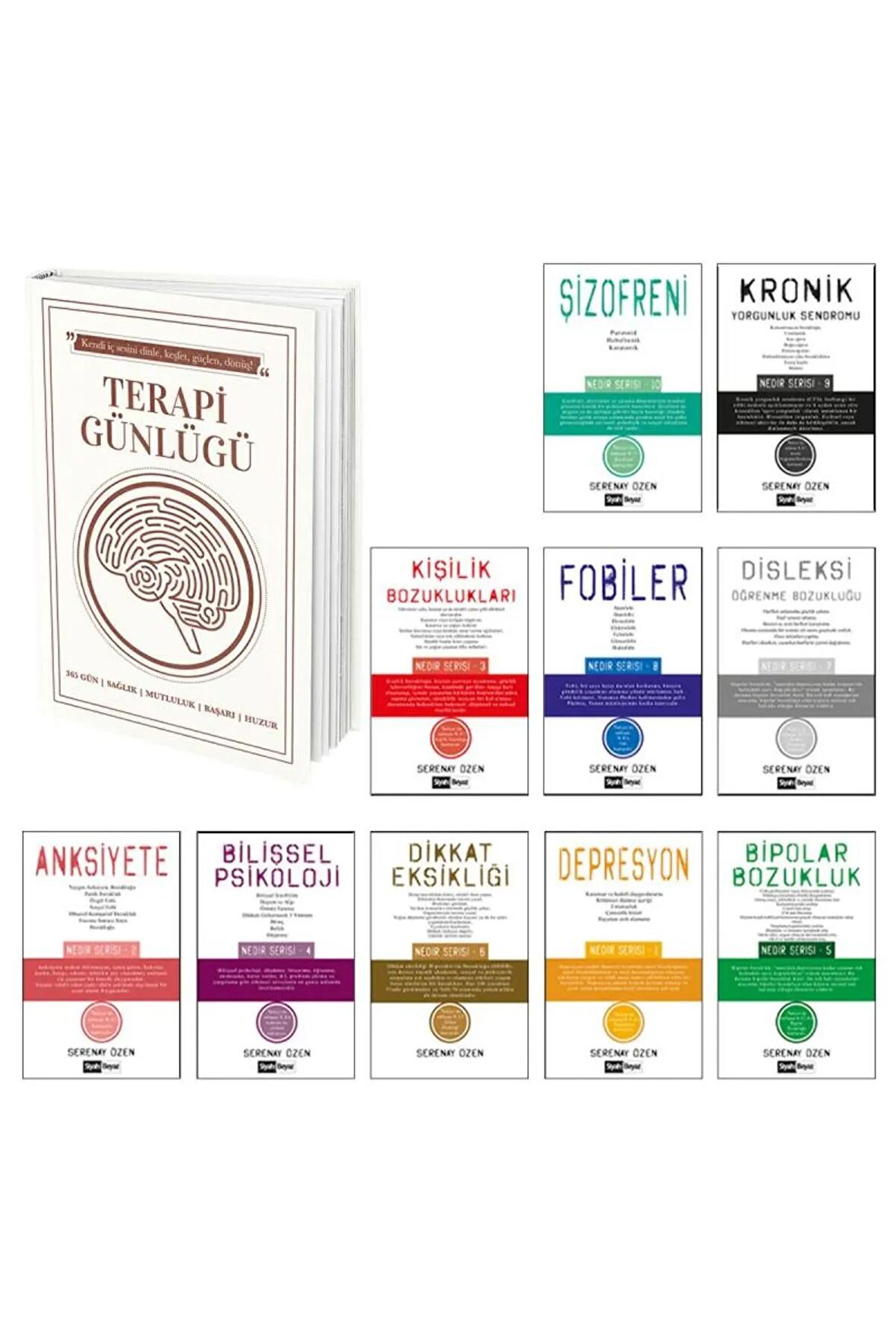 Terapi Kitaplığı 10 Kitap 1 Günlük / Kolektif