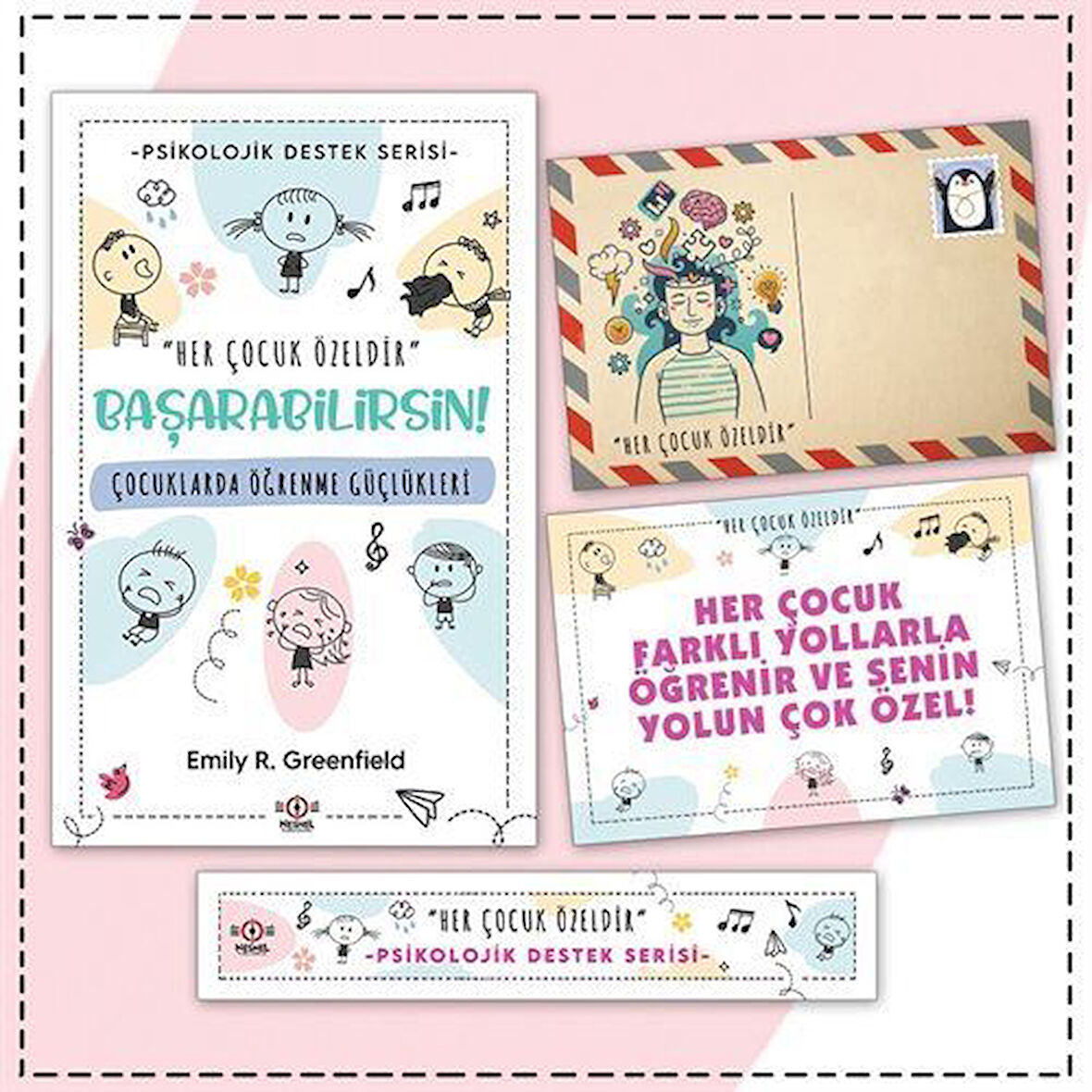 Çocuklarda Öğrenme Güçlükleri - Kartpostal ve Ayraç / Emily R. Greenfield