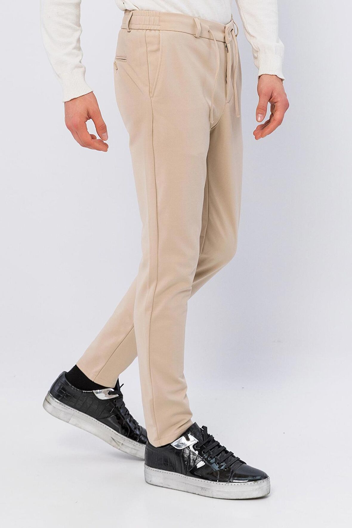 Seyahat Pantolonu Teknolojik Naylon Kumaştan Extra Rahat Hızlı Kuruyan Kırışmaz ve Ferah Giyimli Dıştan Bağlamalı 