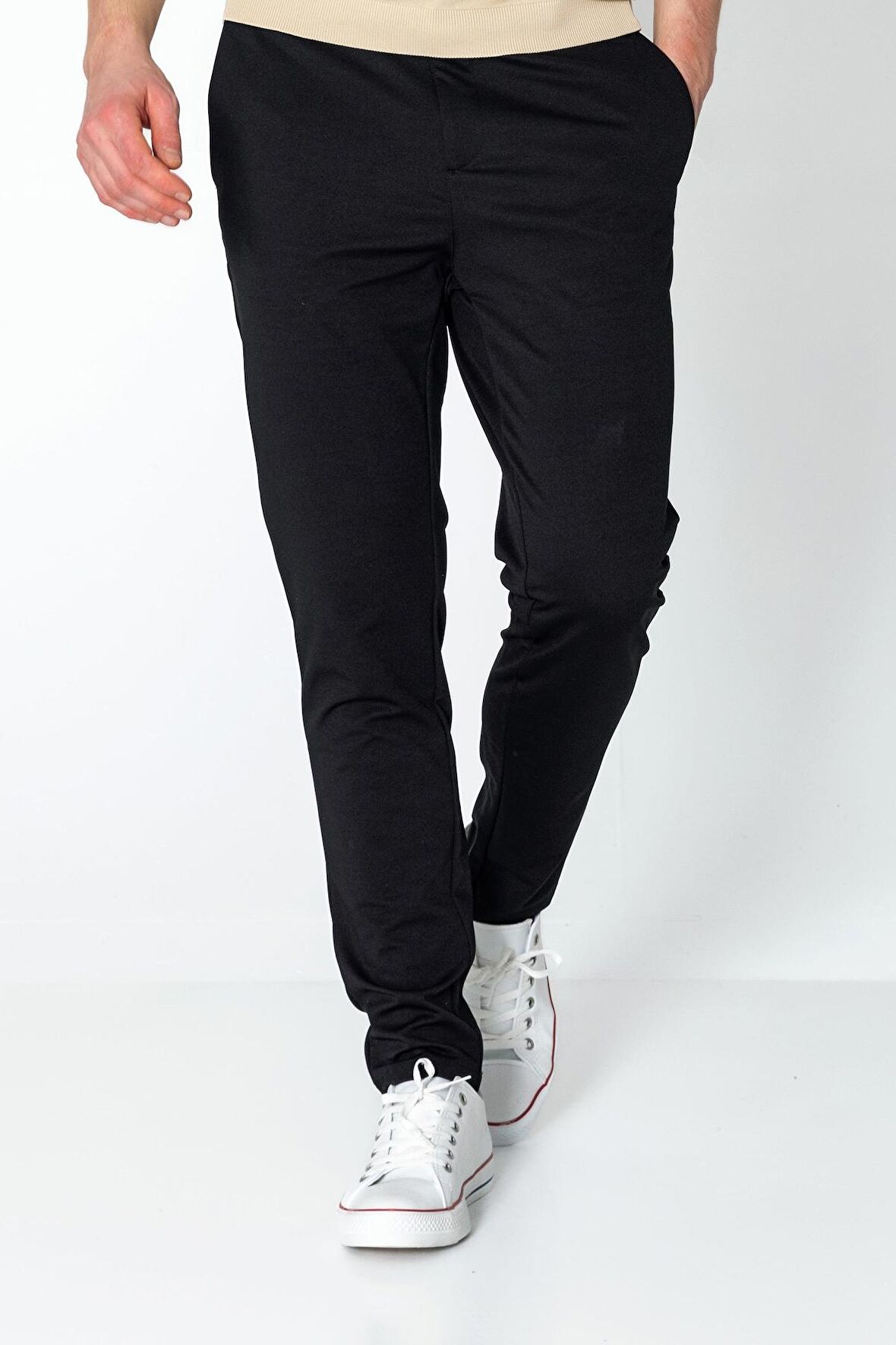 Erkek Regular Fit Ekstra Rahat Esnek Cepli Günlük Pantolon