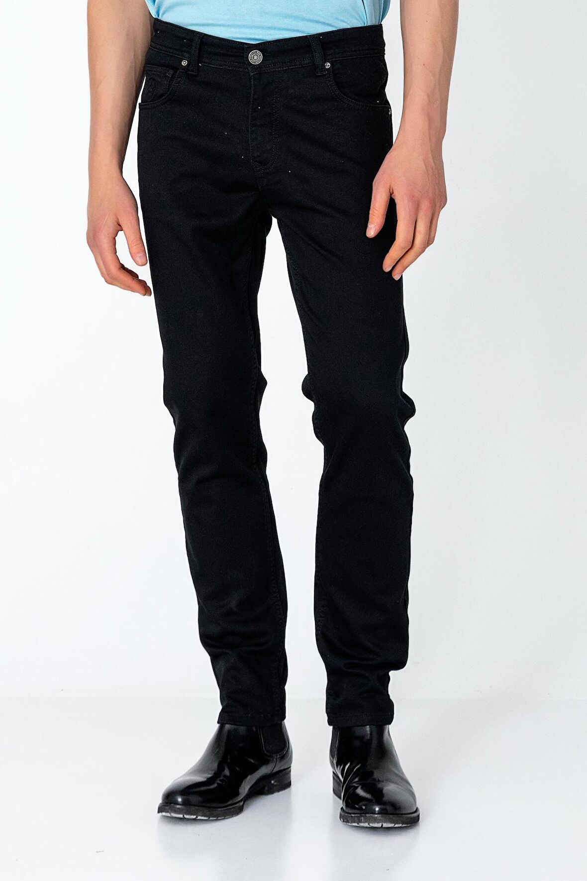 Erkek Regular Fit Streç Rahat Kot Pantolon