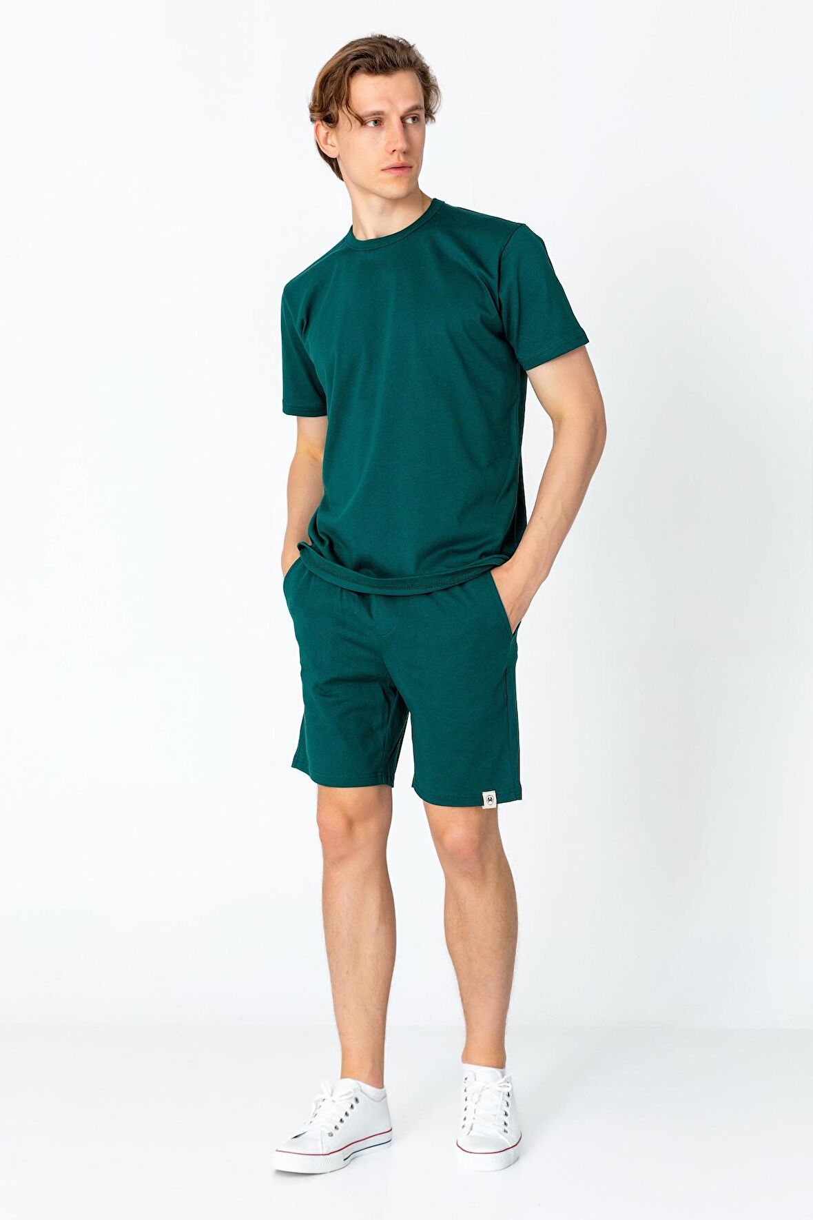 Erkek Regular Fit Rahat Sade Klasik T-Shirt