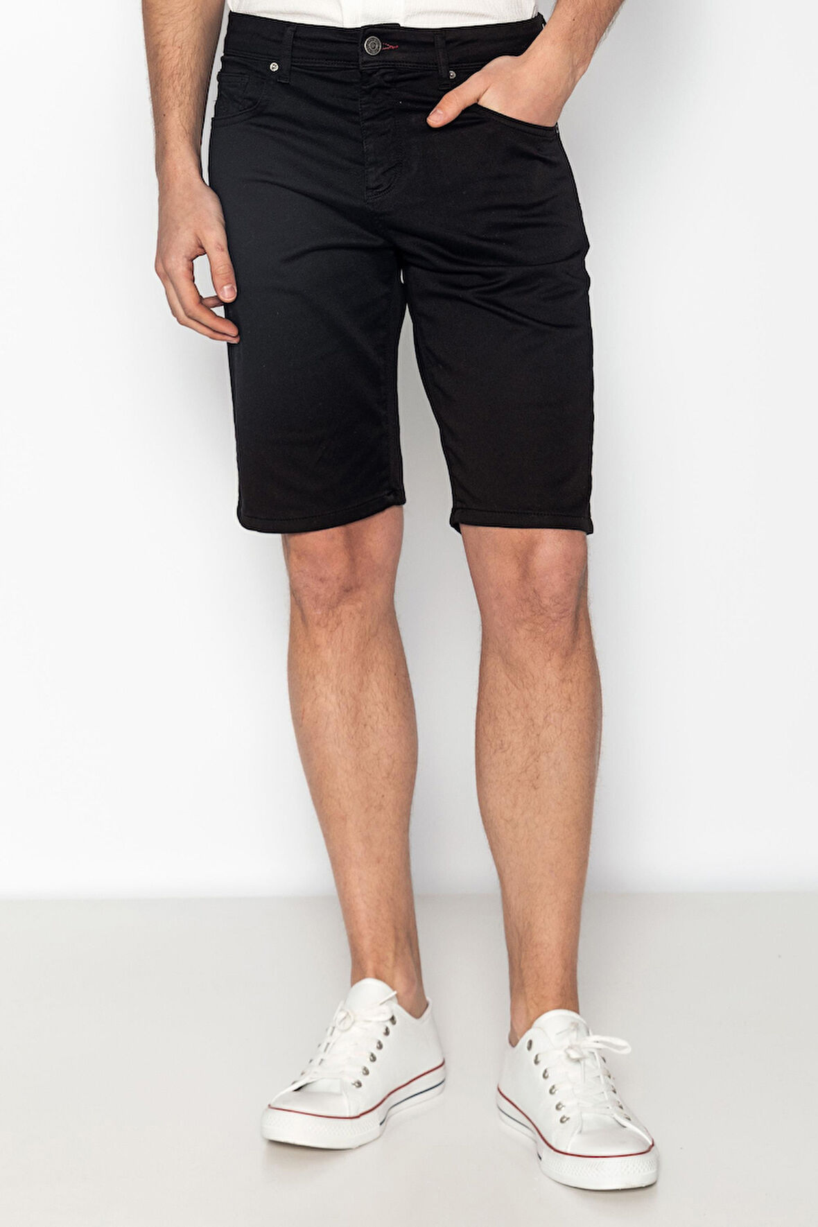 Erkek Fit Pamuklu Extra Rahat Kısa Şort