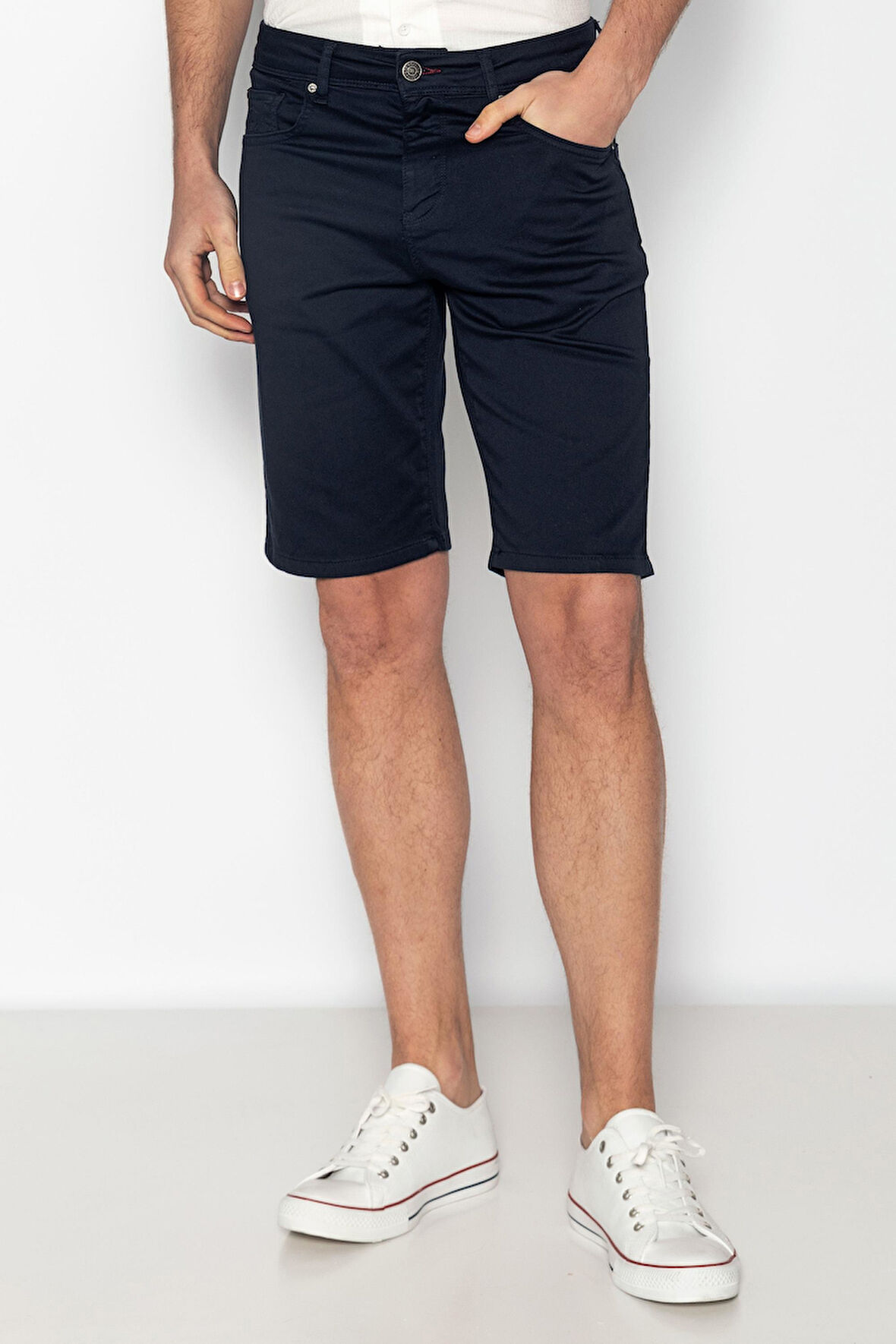 Erkek Fit Pamuklu Extra Rahat Kısa Şort