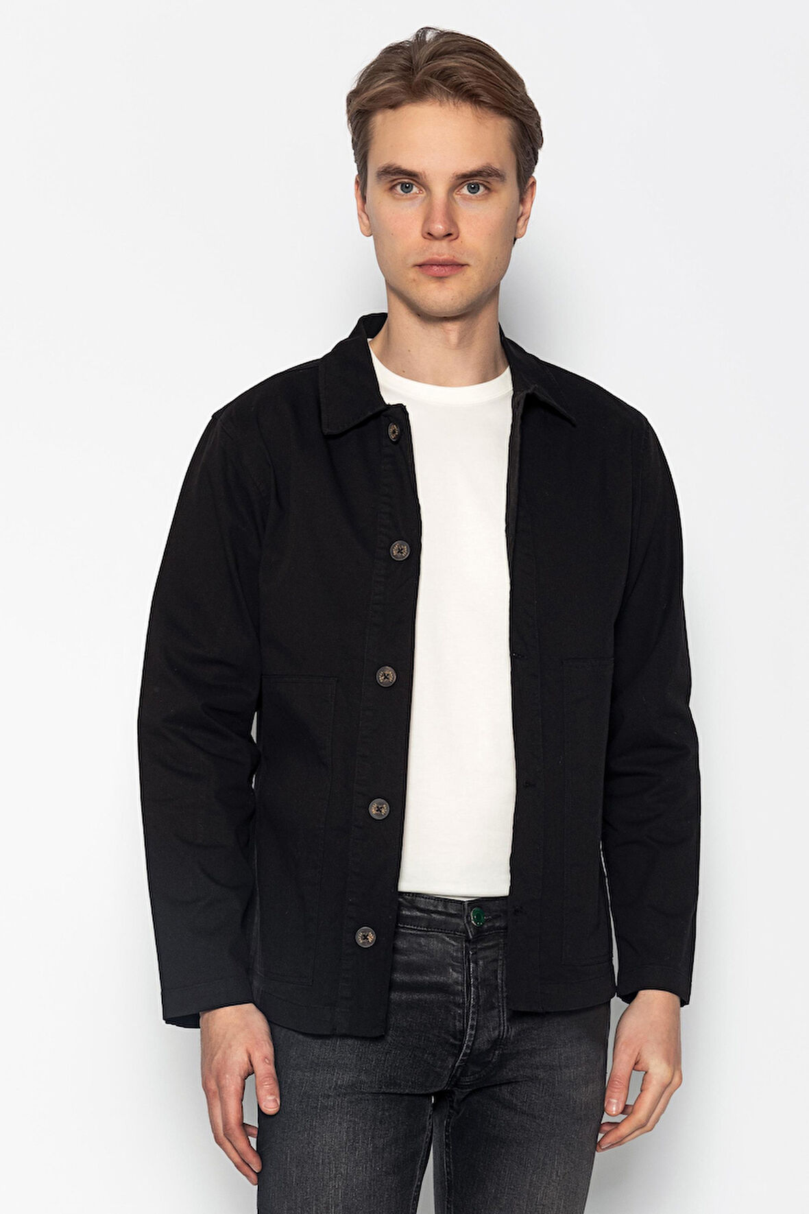 CEKMON Erkek Regular Fıt %100 Cotton İnce Gabardın Spor Ceket