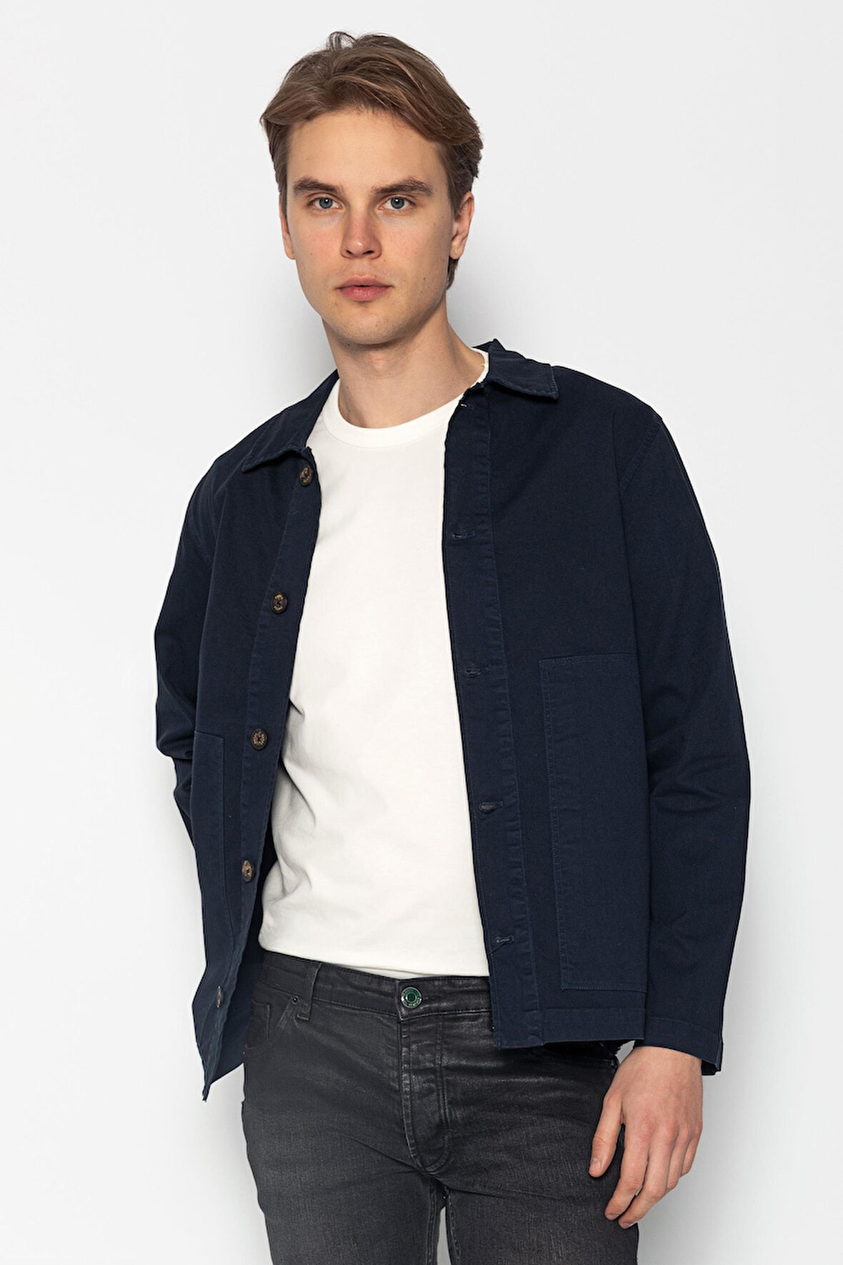 CEKMON Erkek Regular Fıt %100 Cotton İnce Gabardın Spor Ceket