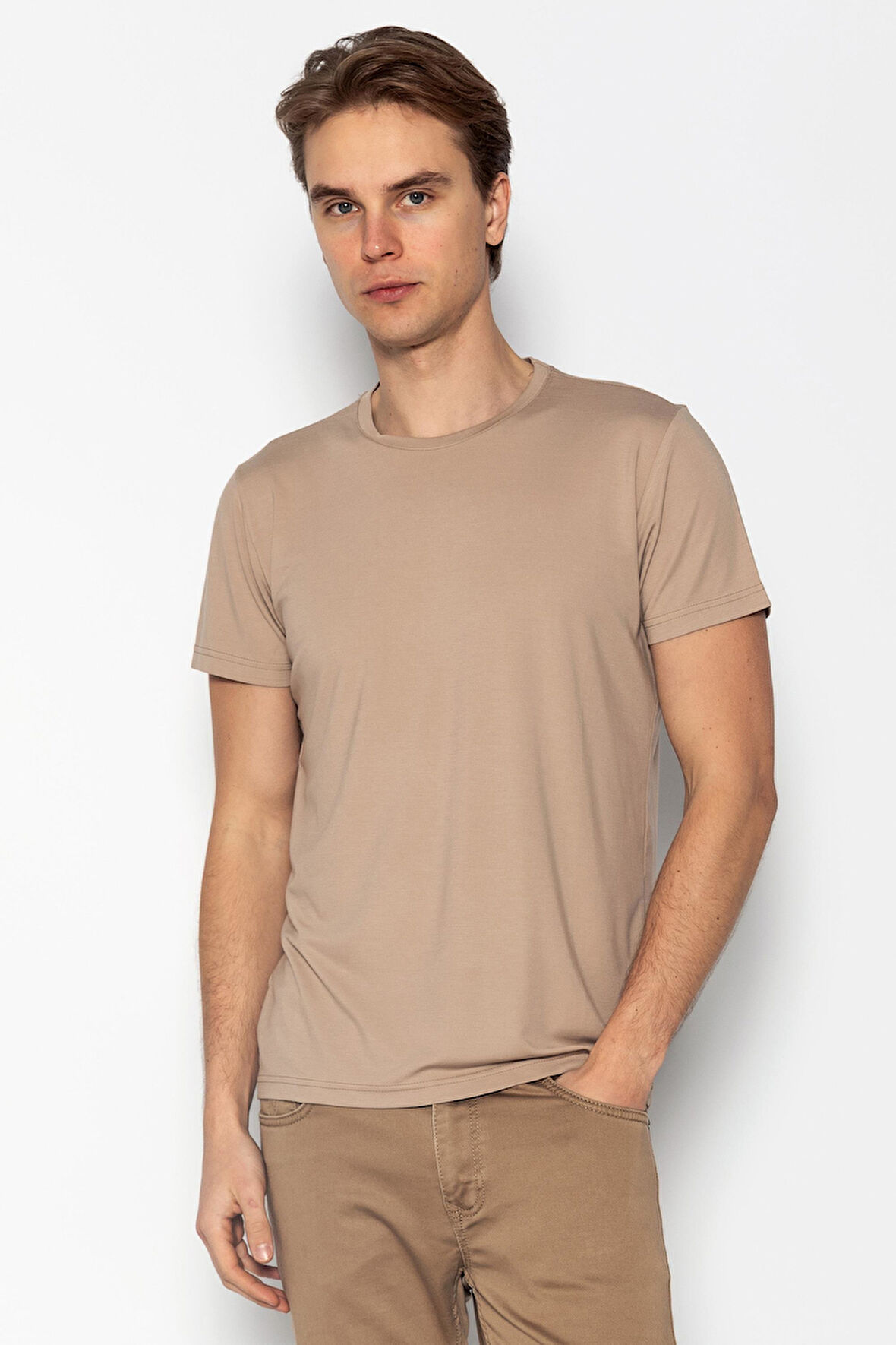 Erkek Bisiklet Yaka Extra Soft Regular Fit Kısa Kollu Tişört