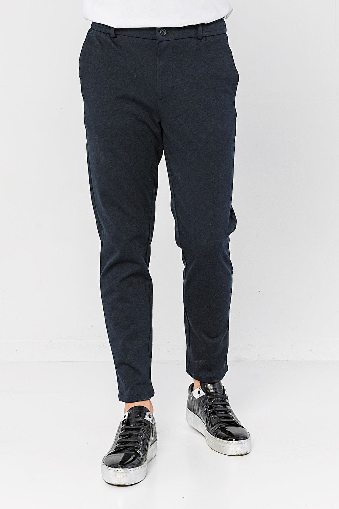 Erkek Relaxed Fit Beli Lastikli Bağcıklı Likralı Süper Rahat Jogger Pantolon