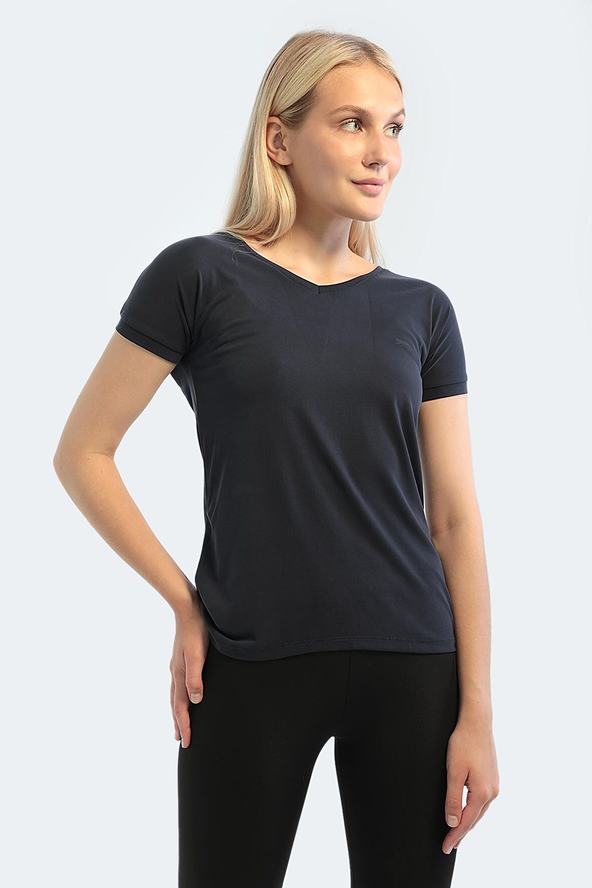 Slazenger PLAY Kadın T-Shirt Lacivert