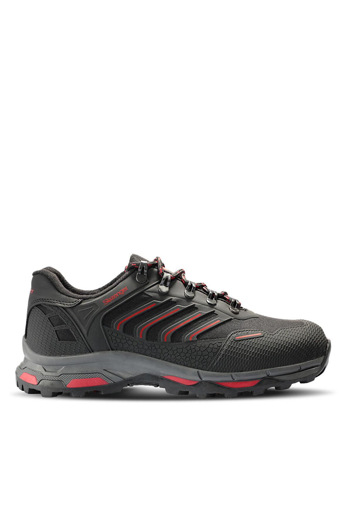 Slazenger HARD I Erkek Outdoor Ayakkabı Siyah / Kırmızı