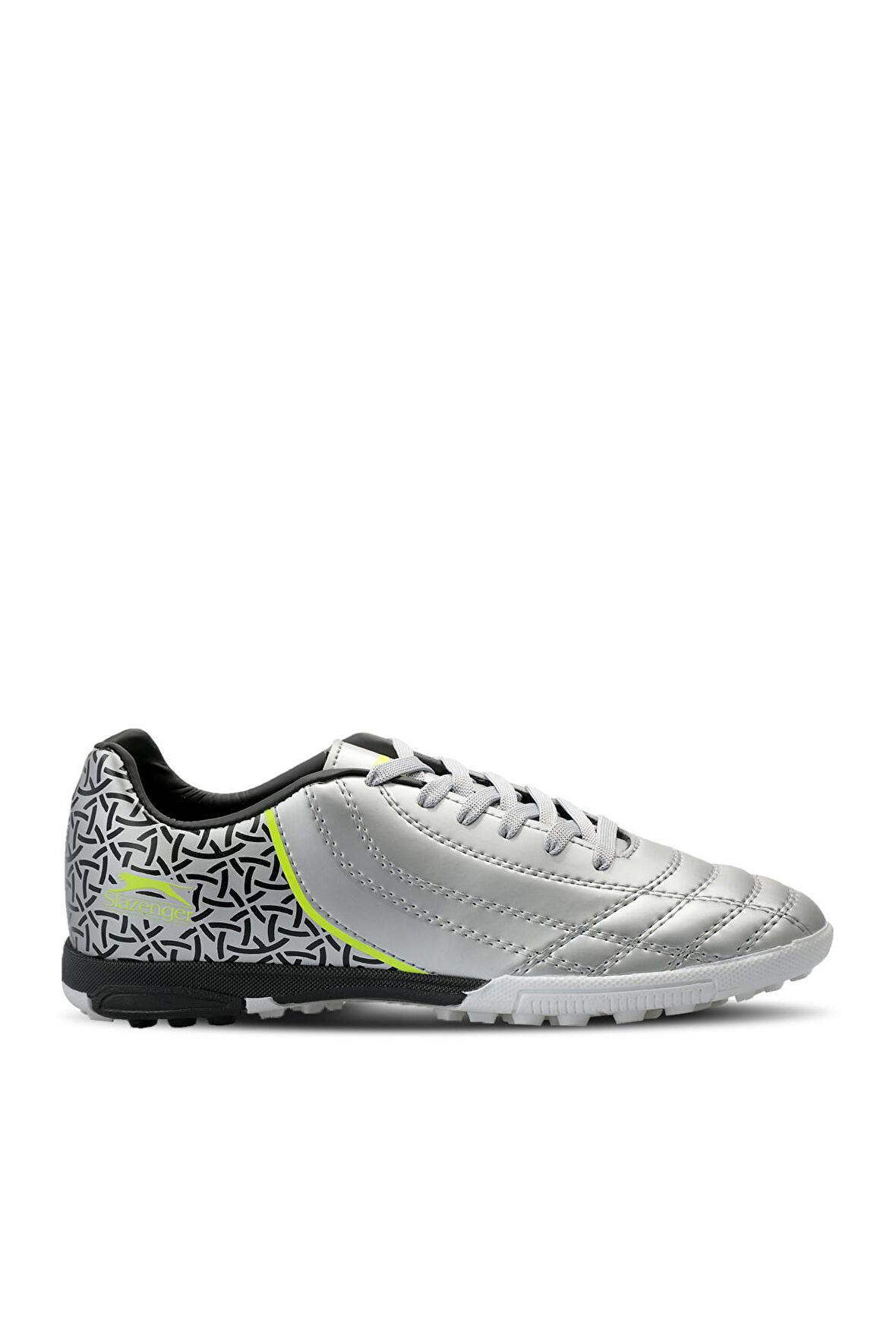 Slazenger HINO HS Futbol Erkek Çocuk Halı Saha Ayakkabı Gri / Siyah