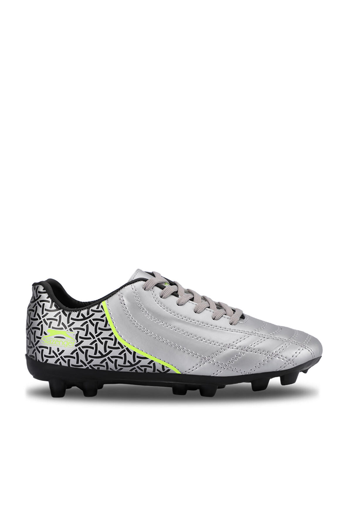 Slazenger HINO KR Futbol Erkek Çocuk Krampon Ayakkabı Gri / Siyah