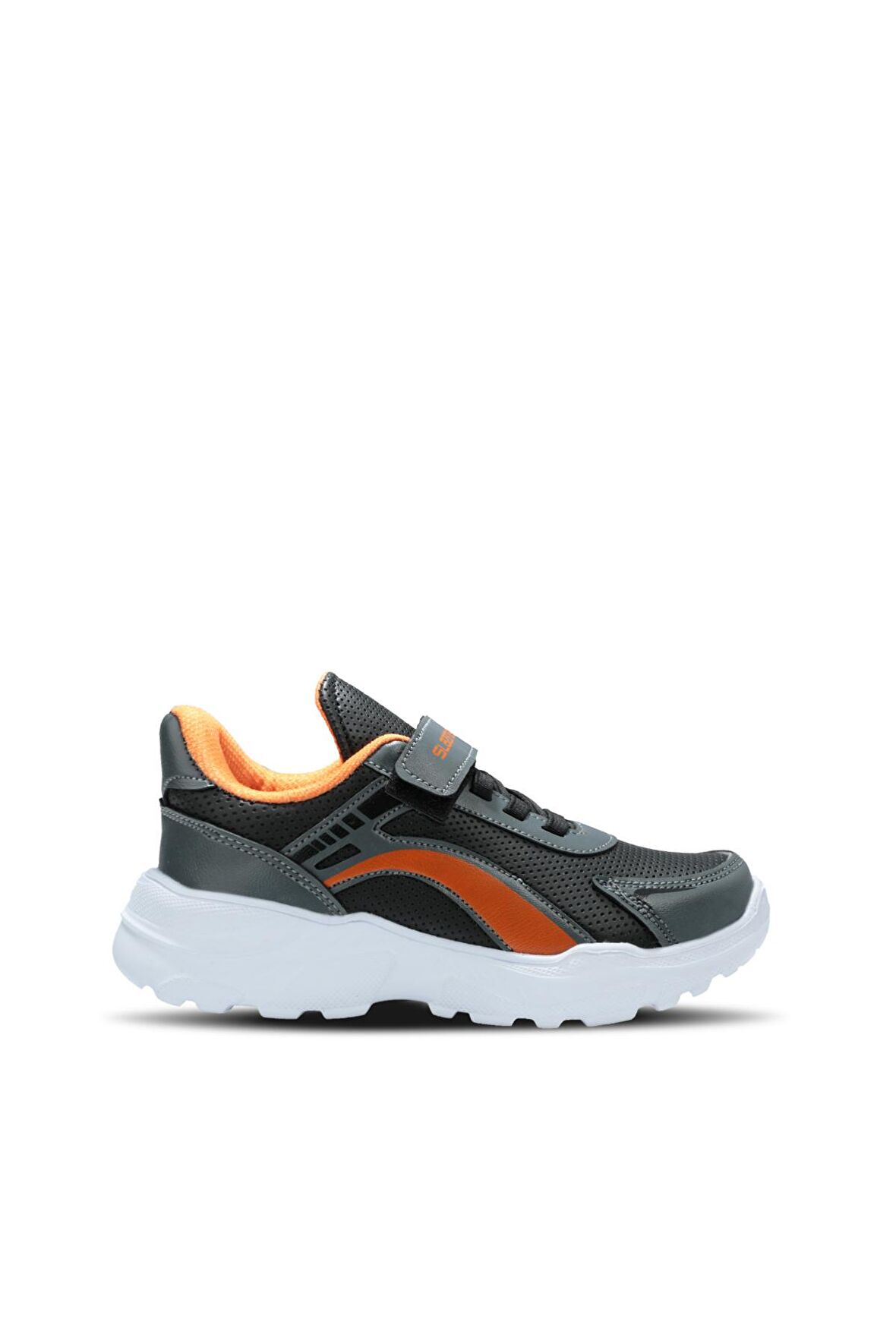 Slazenger KARISSA I Sneaker Erkek Çocuk Ayakkabı Siyah / Turuncu