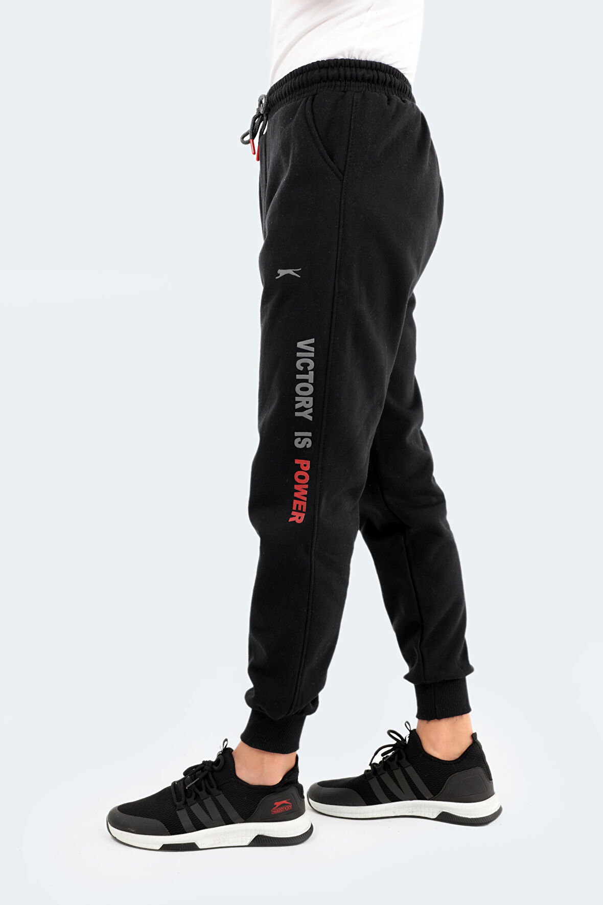 Slazenger NAHAL I Erkek Cepli Siyah Eşofman Altı