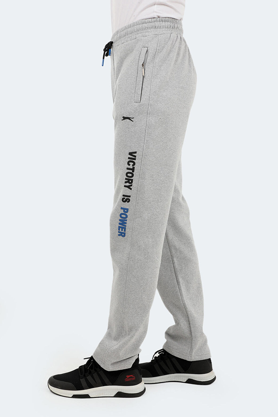 Slazenger NAUM I Erkek Cepli Gri Eşofman Altı
