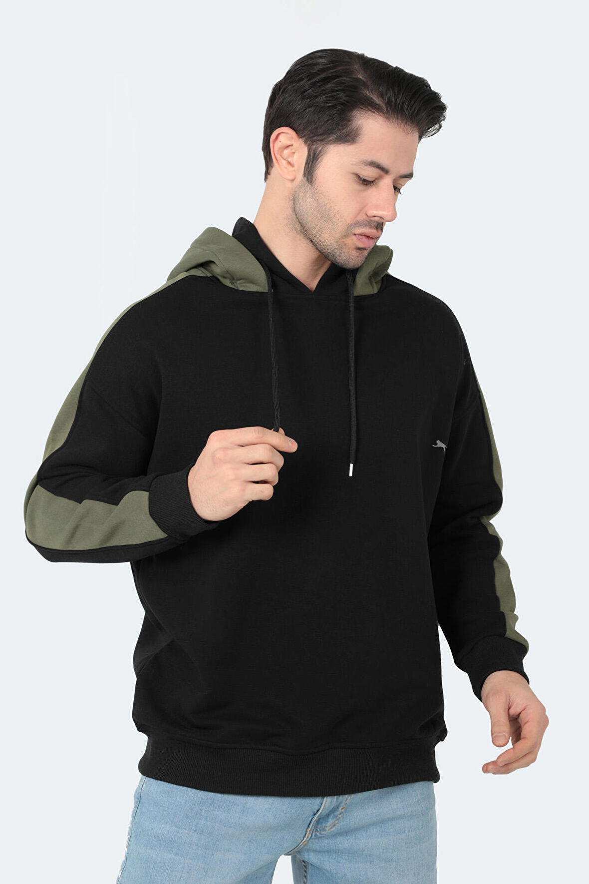 Slazenger KALEA Erkek Sweatshirt Siyah