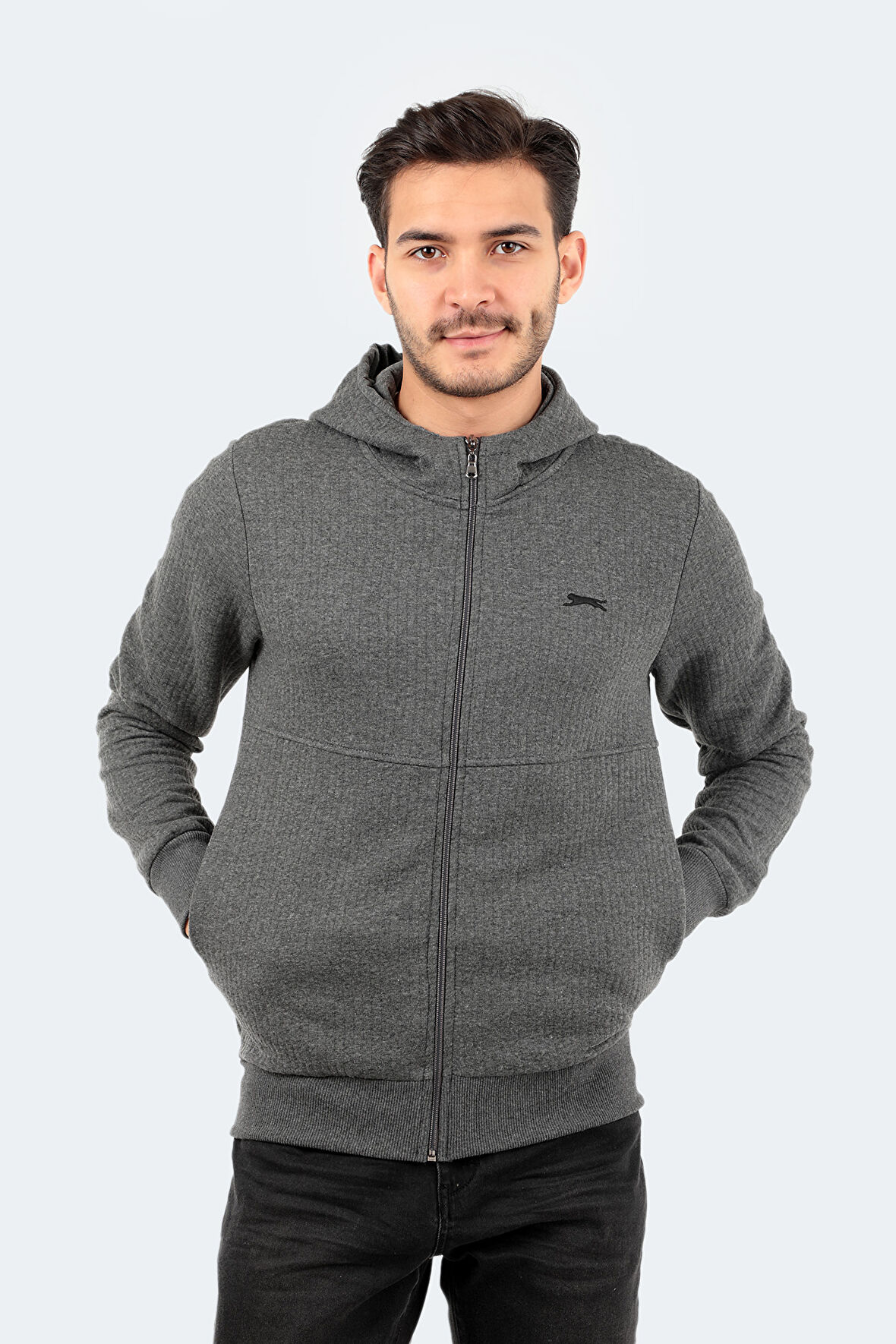 Slazenger BANKY Erkek Sweatshirt Antrasit