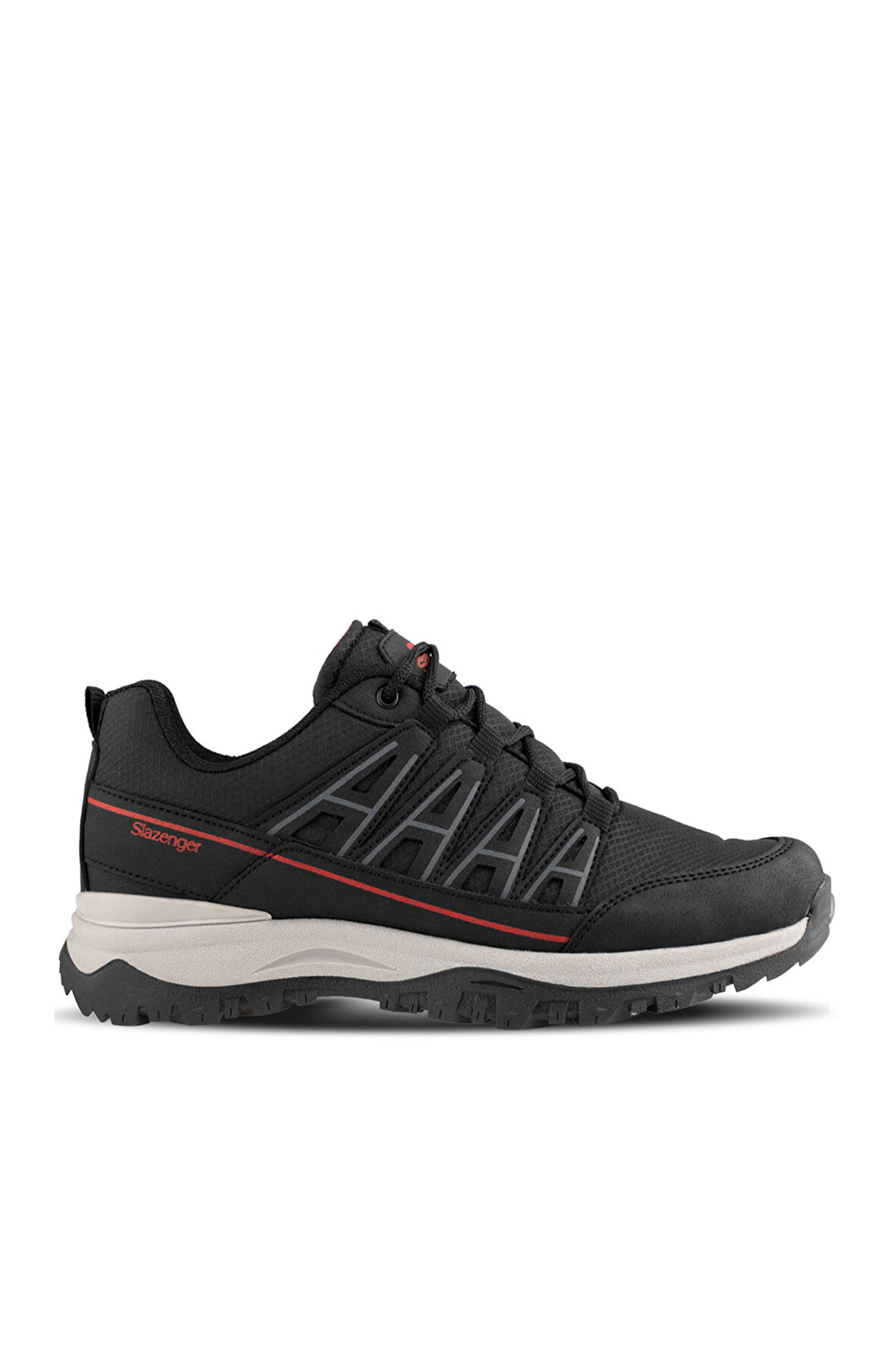 Slazenger KIERA I Sneaker Kadın Ayakkabı Siyah / Kırmızı
