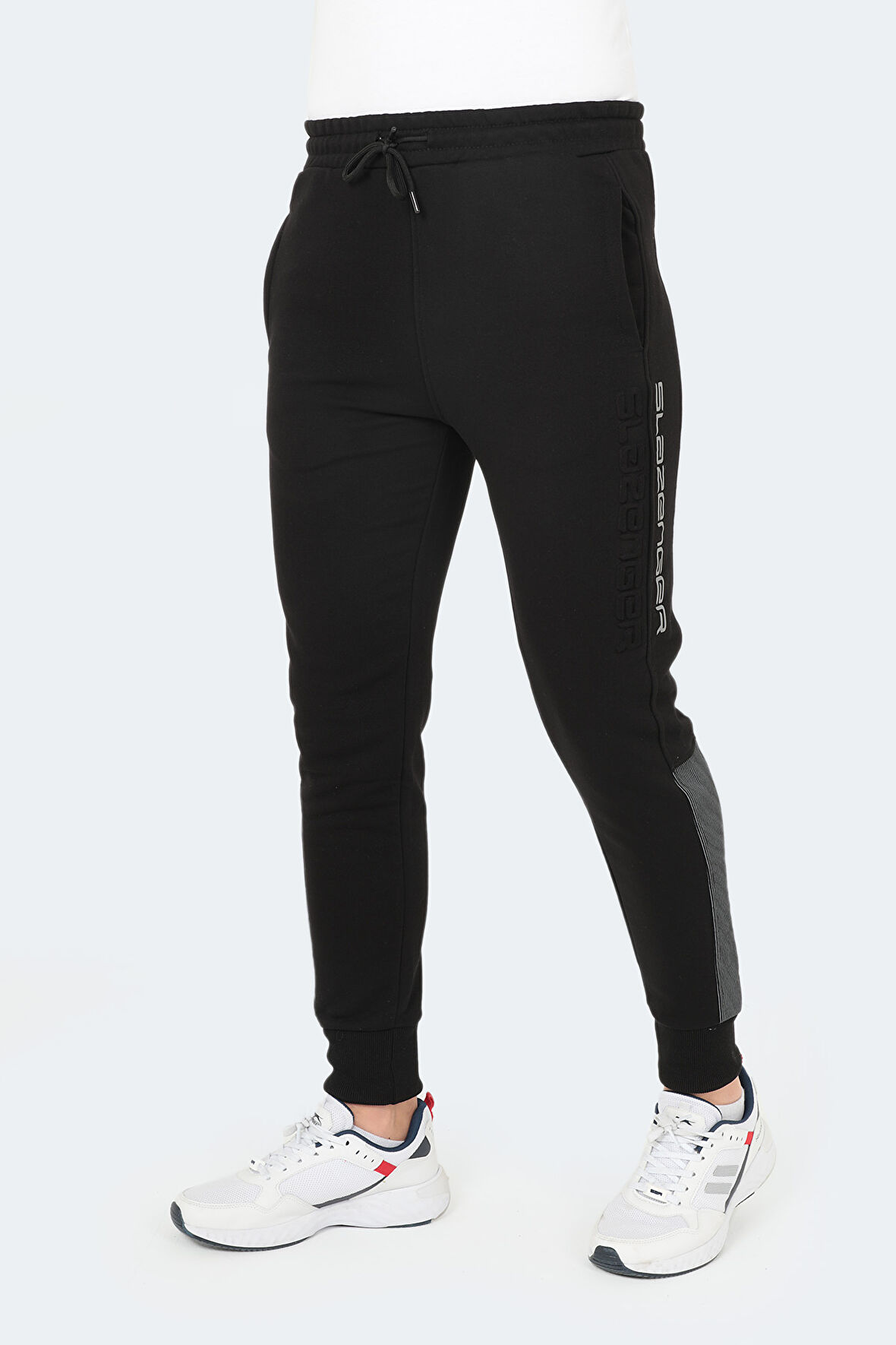 Slazenger PHILO Erkek Cepli Siyah Eşofman Altı