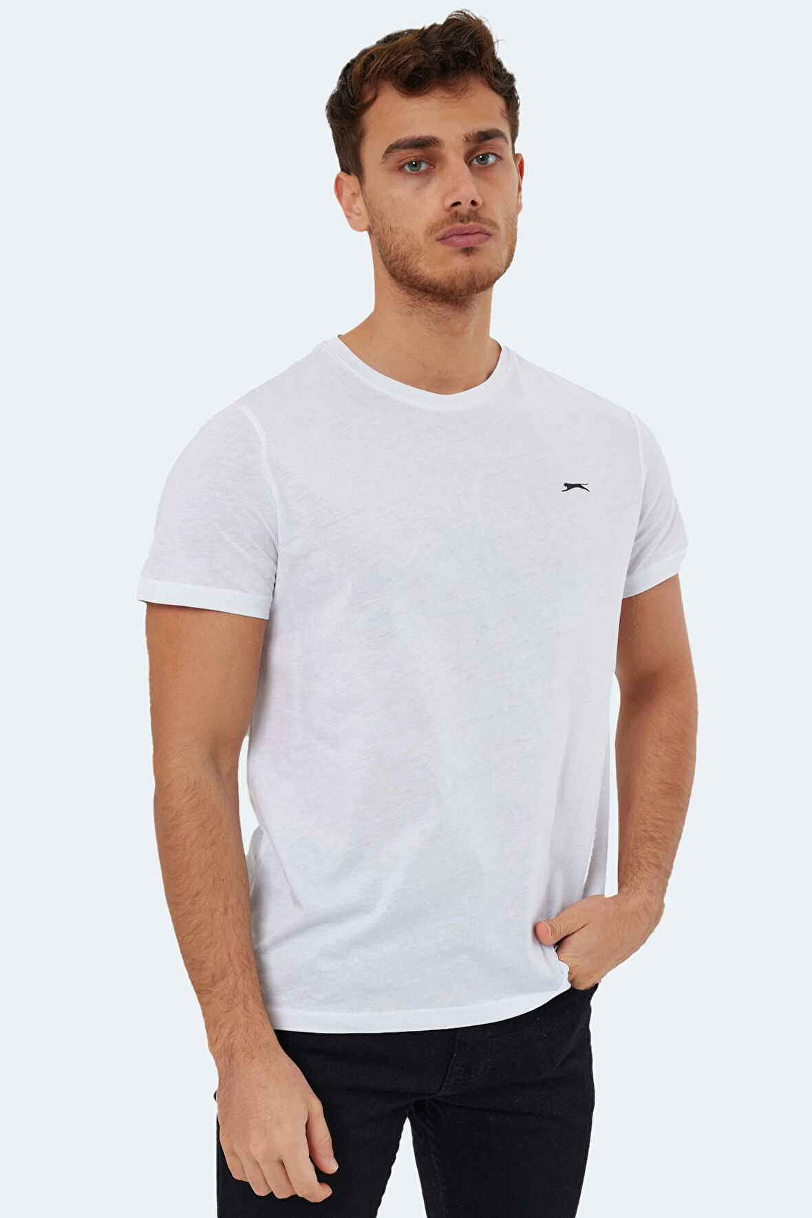 Slazenger ROSALVA Erkek T-Shirt Beyaz