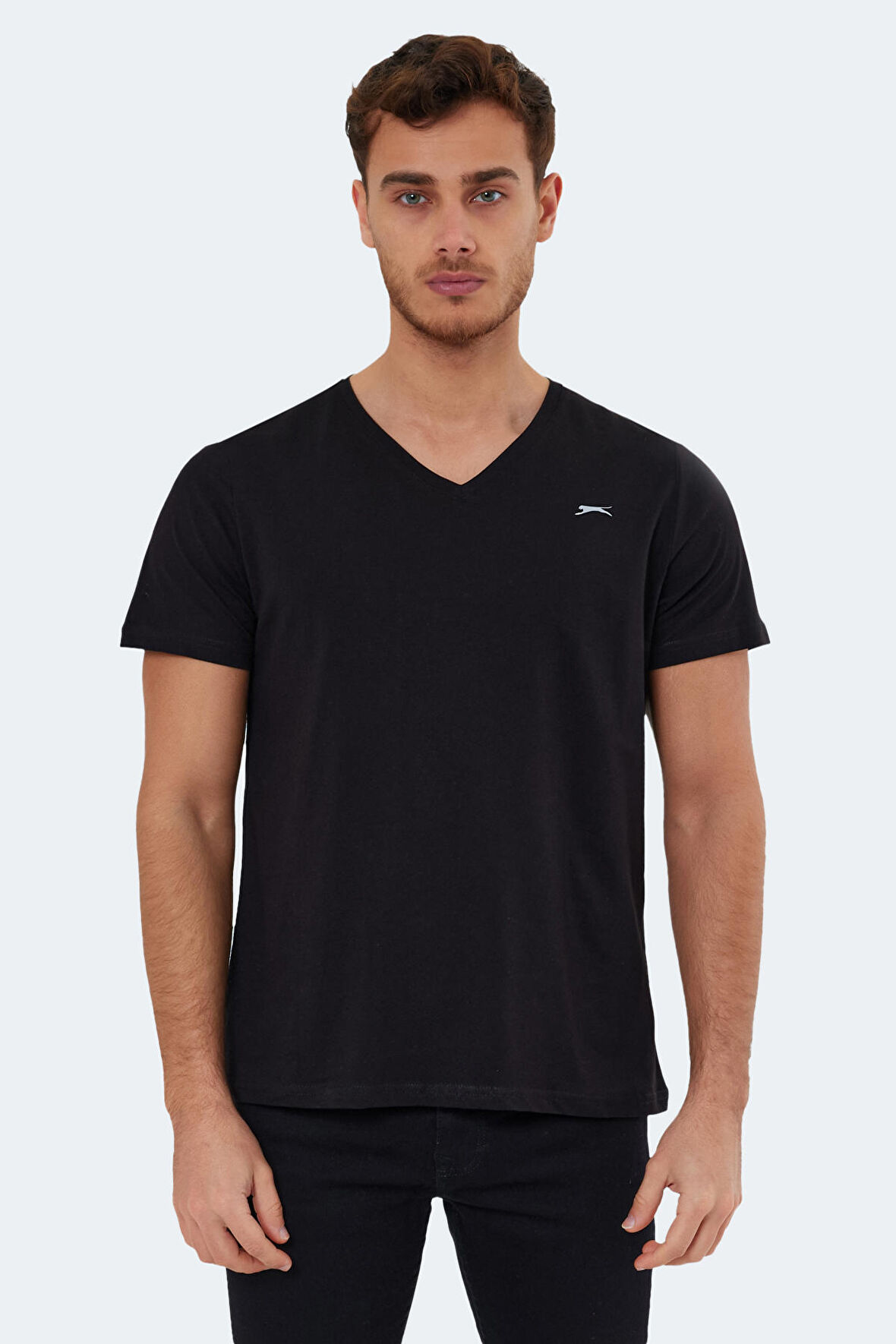 Slazenger RIVALDO Erkek T-Shirt Siyah