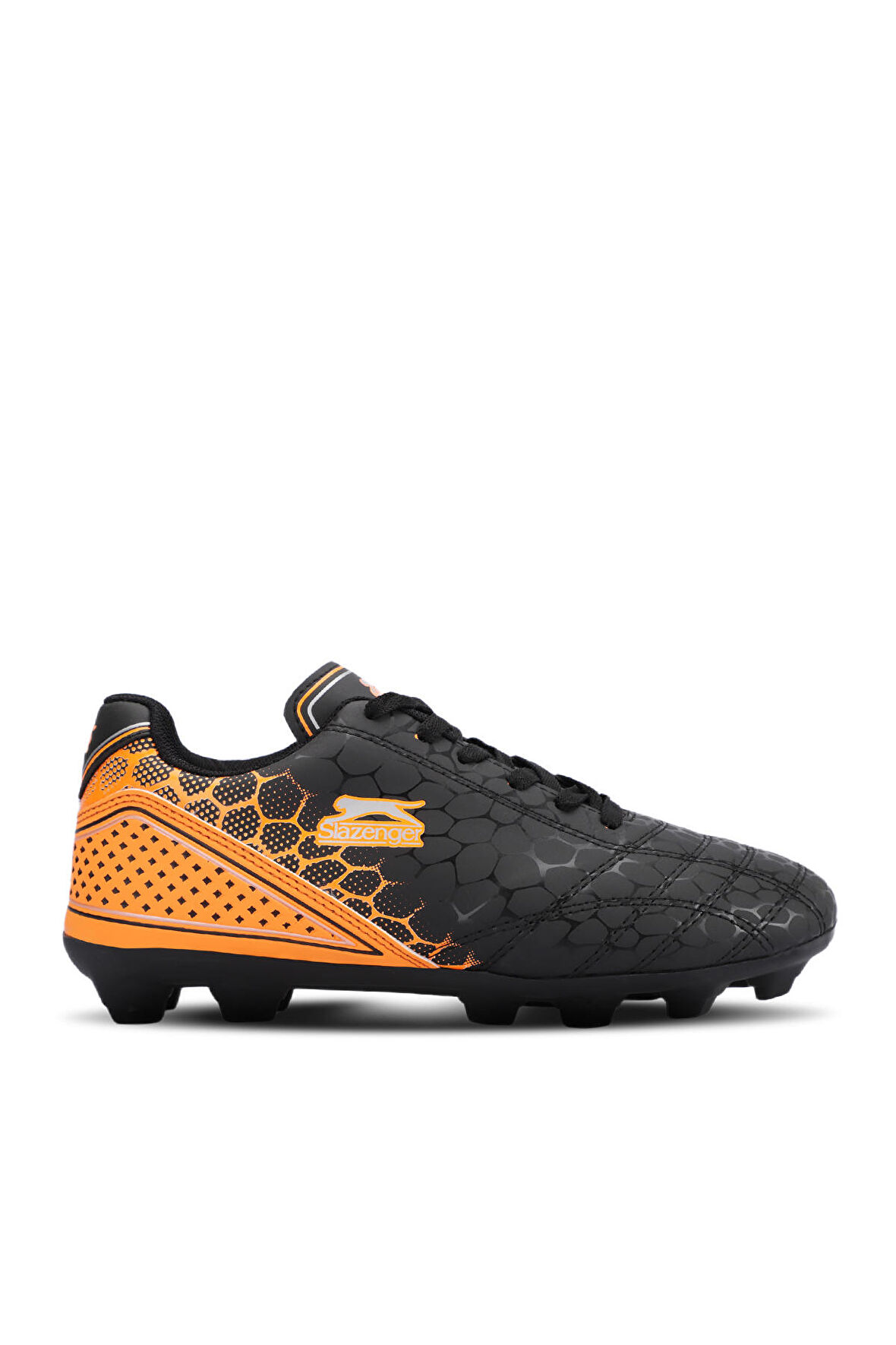 Slazenger DANGER I KRP Futbol Erkek Çocuk Krampon Ayakkabı Siyah / Turuncu
