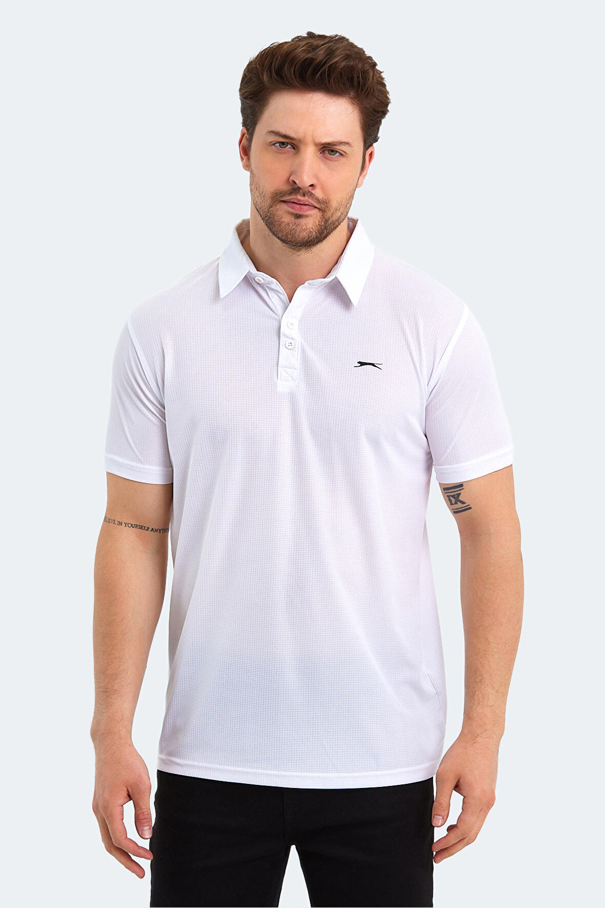 Slazenger SLOAN Erkek Kısa Kol T-Shirt Beyaz