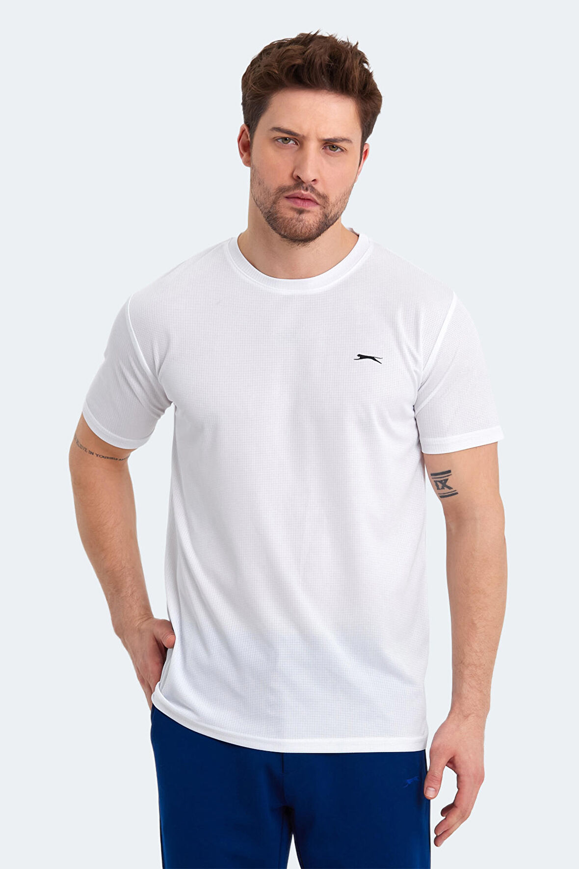 Slazenger SENATO Erkek T-Shirt Beyaz