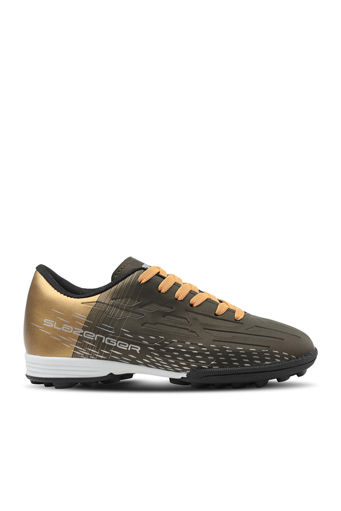 Slazenger SCORE I HS Futbol Erkek Çocuk Halı Saha Ayakkabı Haki / Altın