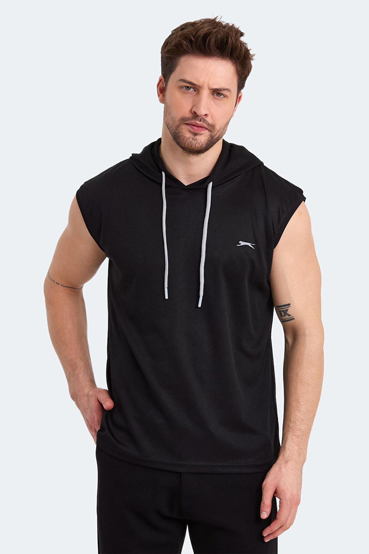 Slazenger RAG Erkek T-Shirt Siyah