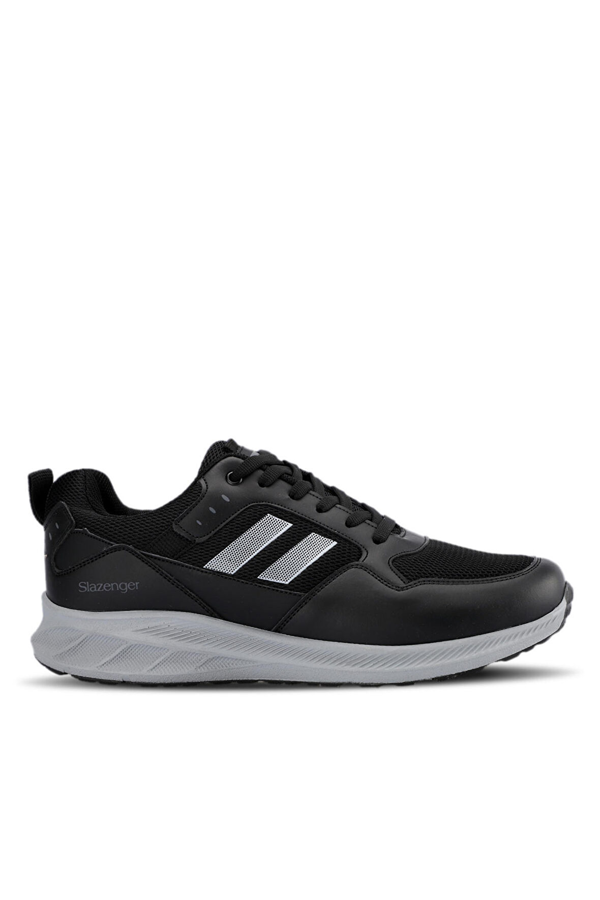 Slazenger MAGMA I Sneaker Erkek Ayakkabı Siyah / Koyu Gri