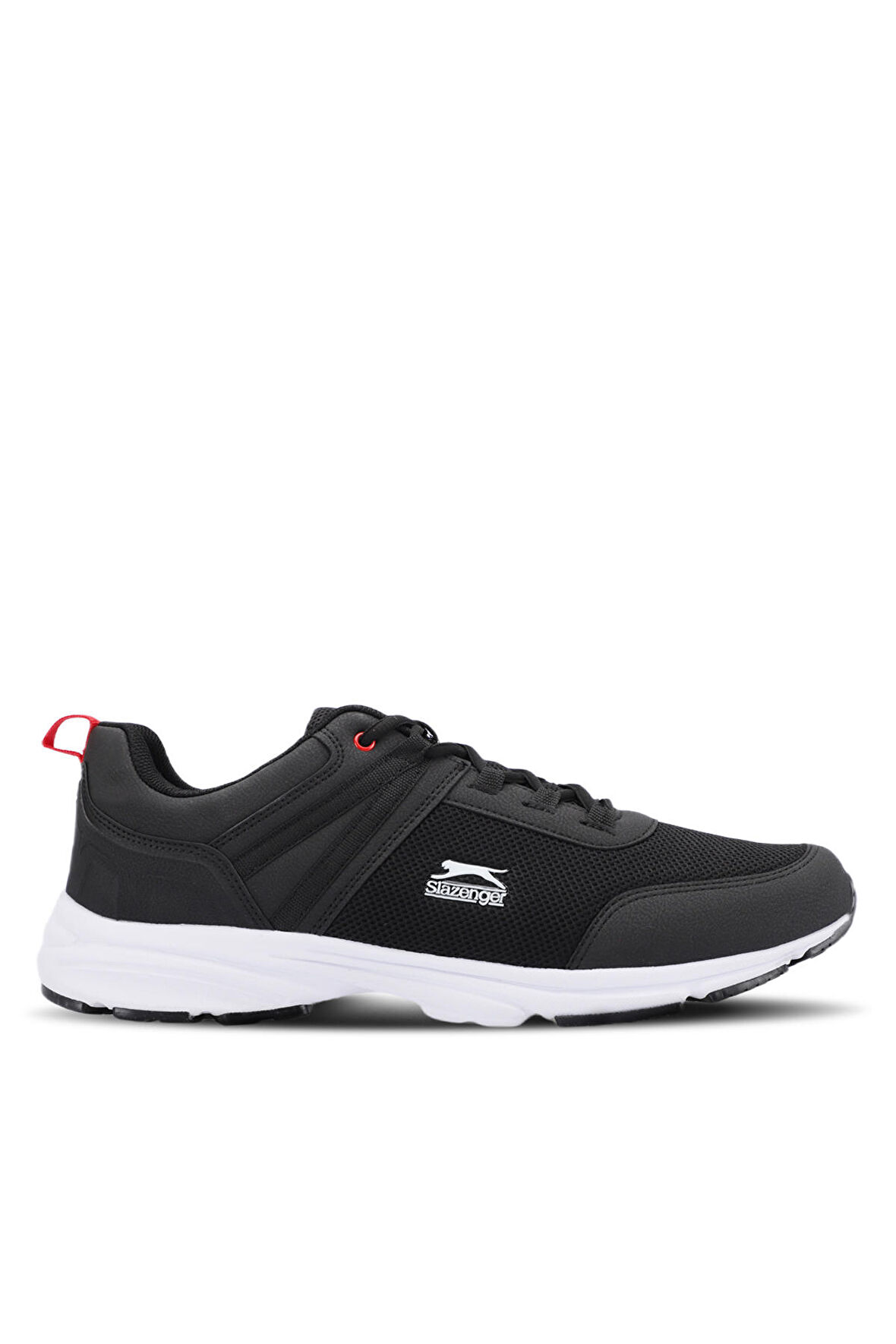 Slazenger PLANE Büyük Beden Sneaker Erkek Ayakkabı Siyah / Beyaz