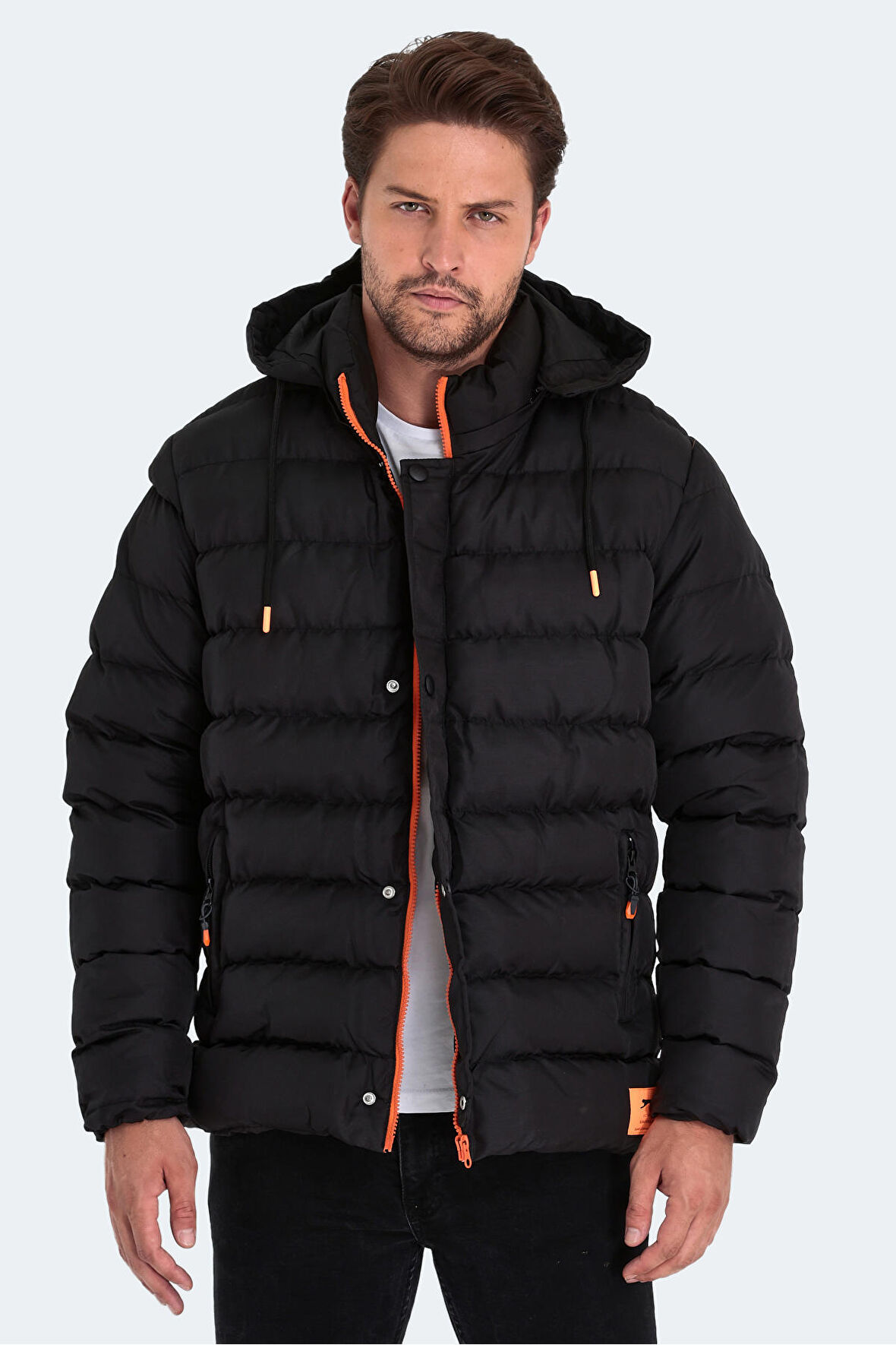 Slazenger SALINE Erkek  Siyah Mont & Kaban