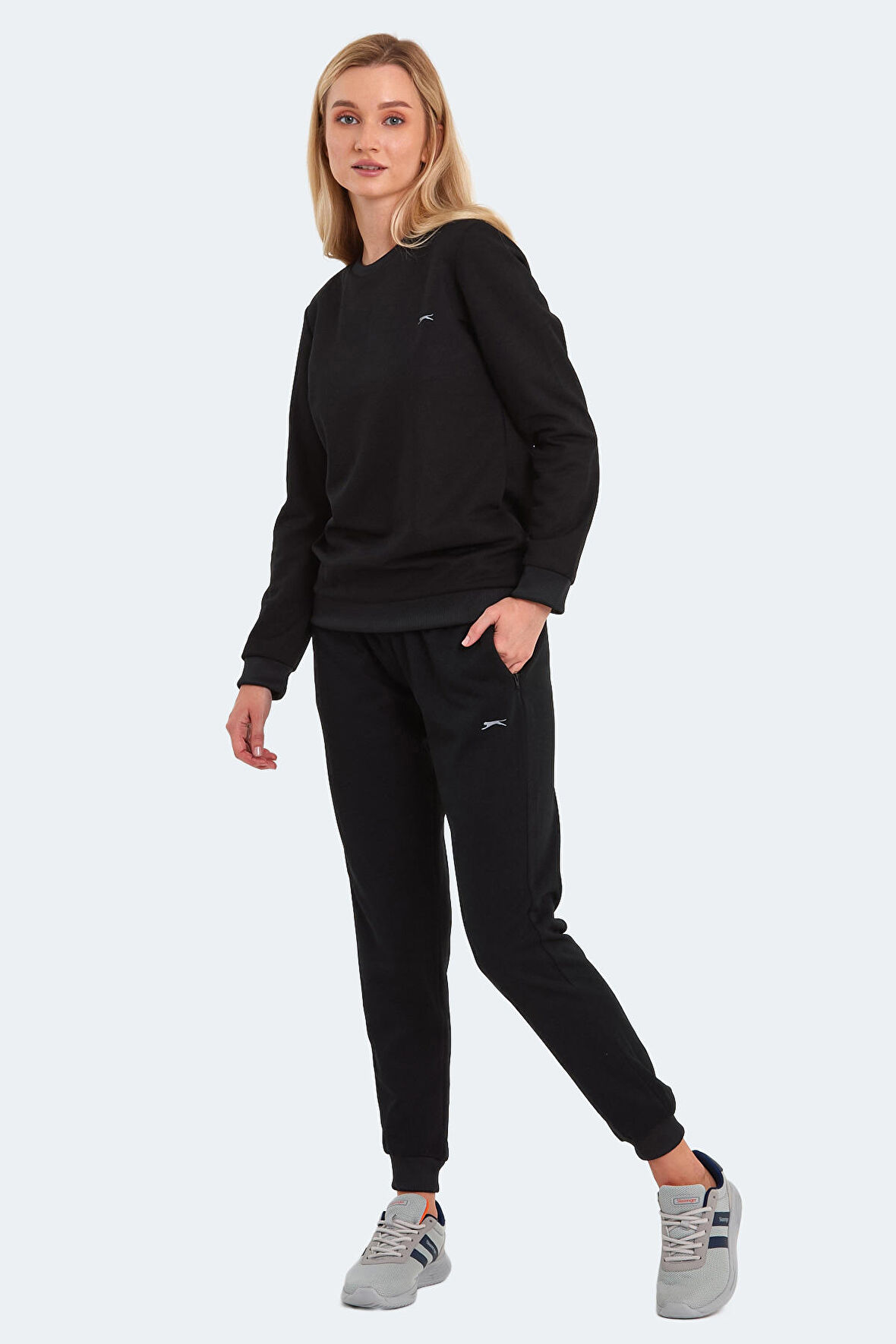 Slazenger OLINDA KTN Kadın Eşofman Takım Siyah