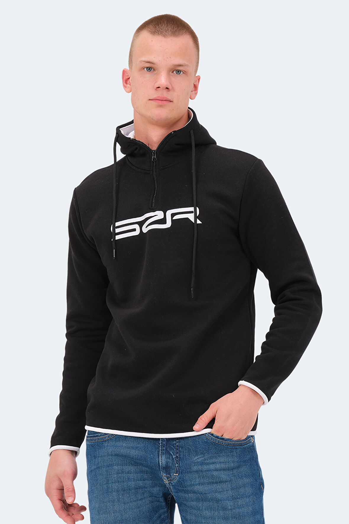 Slazenger KASHI Erkek Sweatshirt Siyah