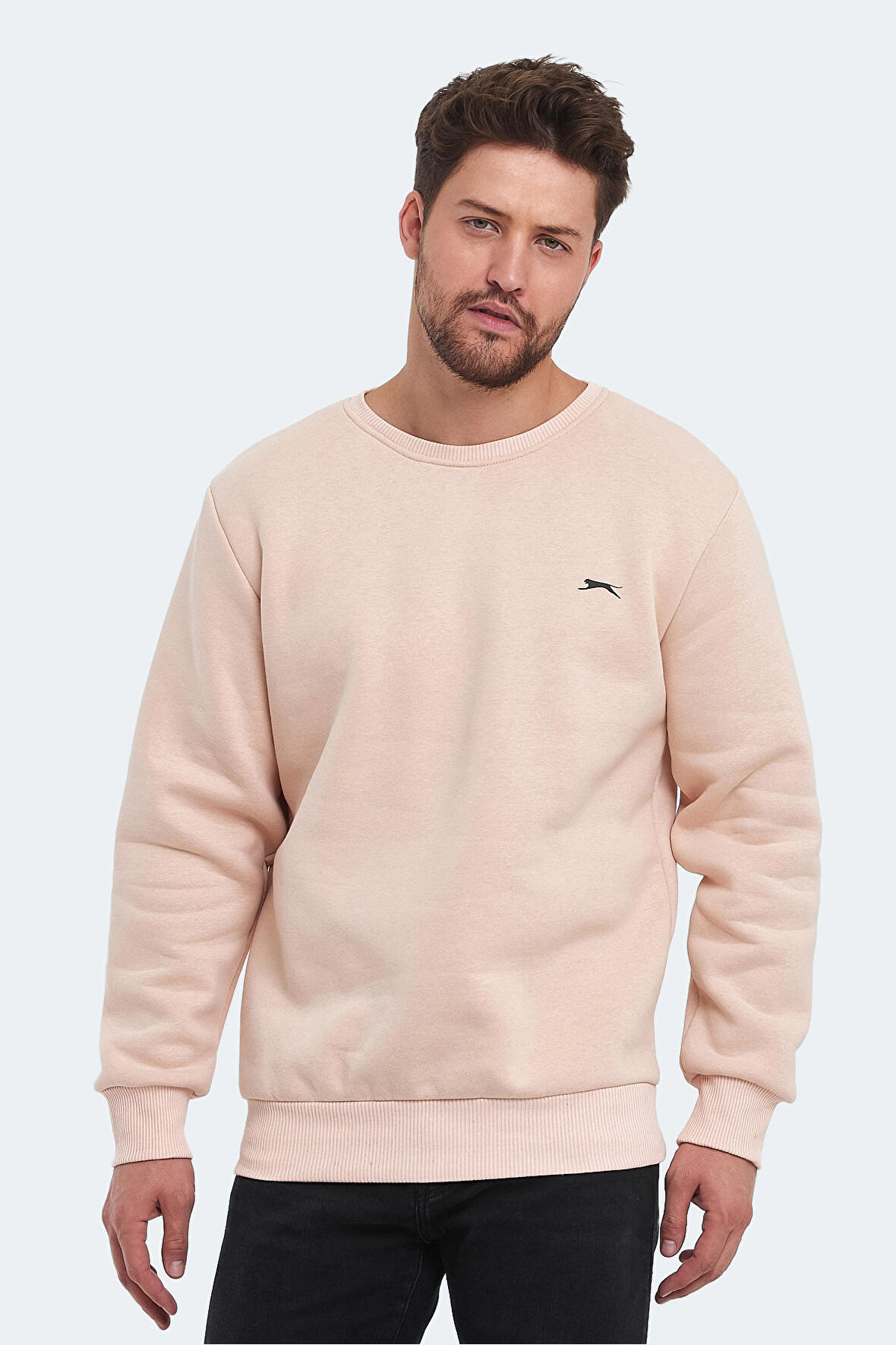 Slazenger KORAL IN Erkek Sweatshirt Bej
