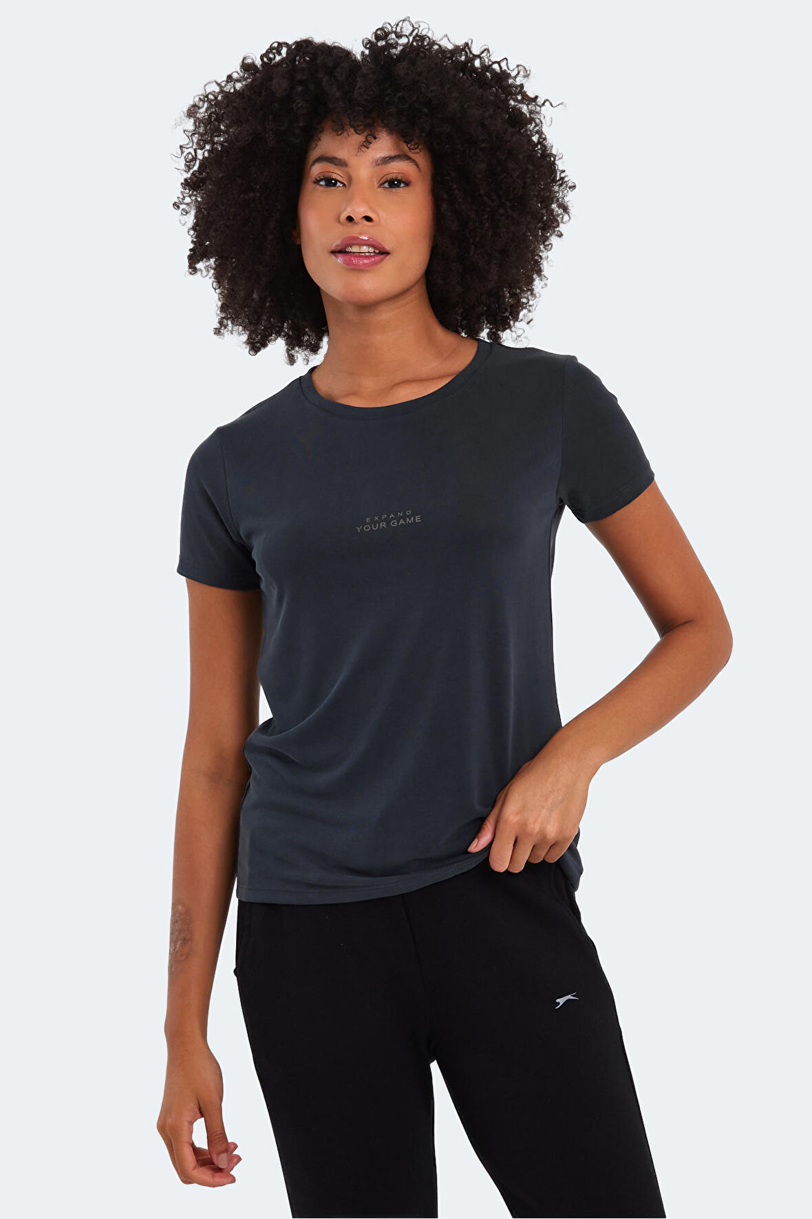 Slazenger PAYTONS Kadın T-Shirt Siyah