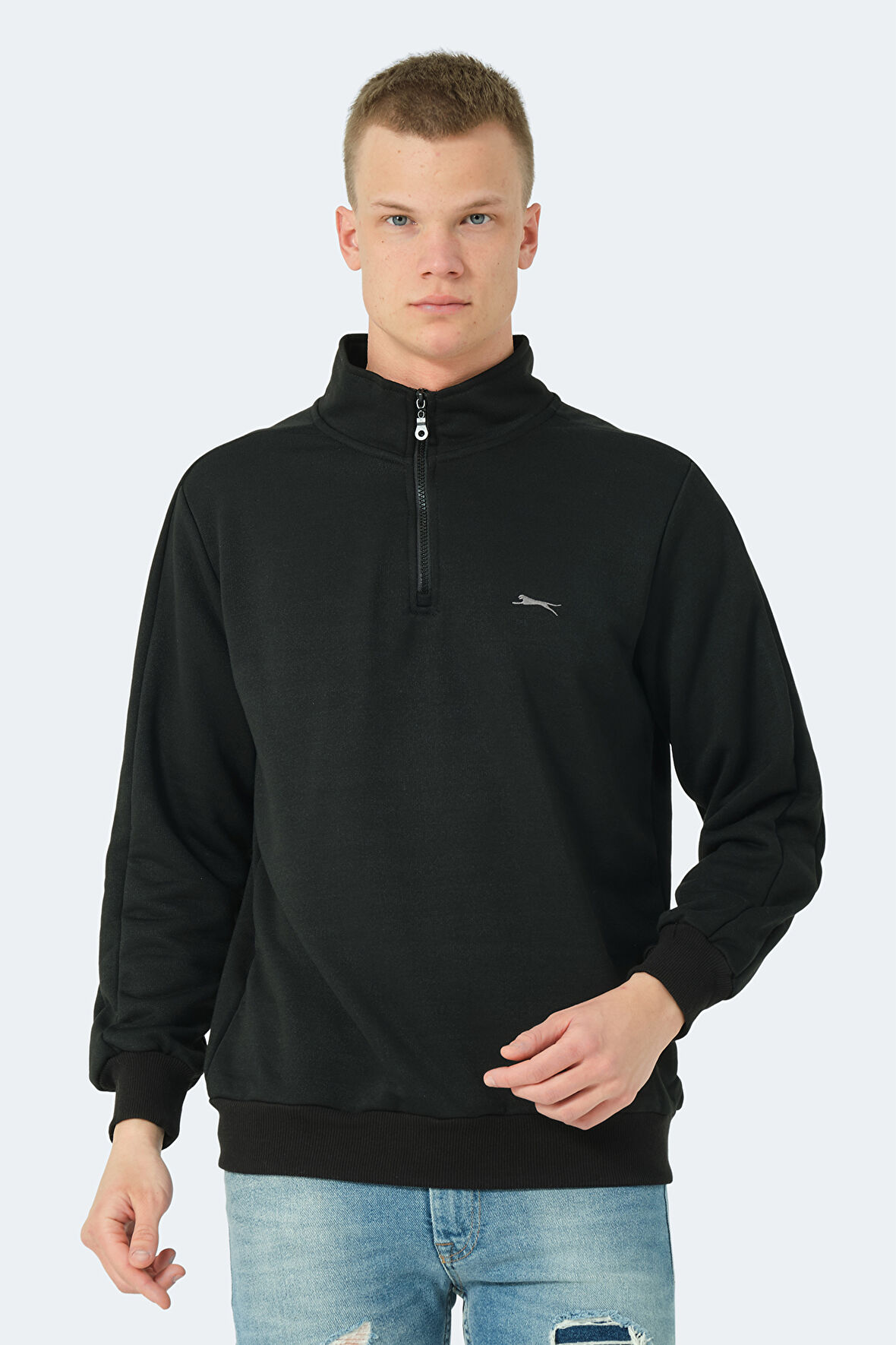 Slazenger SAMMY IN Erkek Sweatshirt Siyah